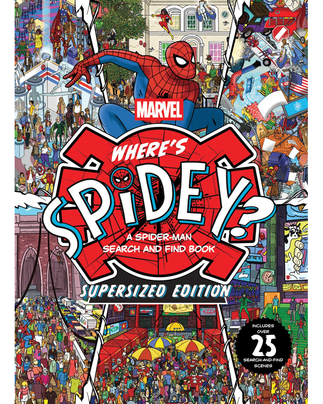 Marvel Where's Spidey?: A Spider-Man Search and Find Book Supersized Edition - 