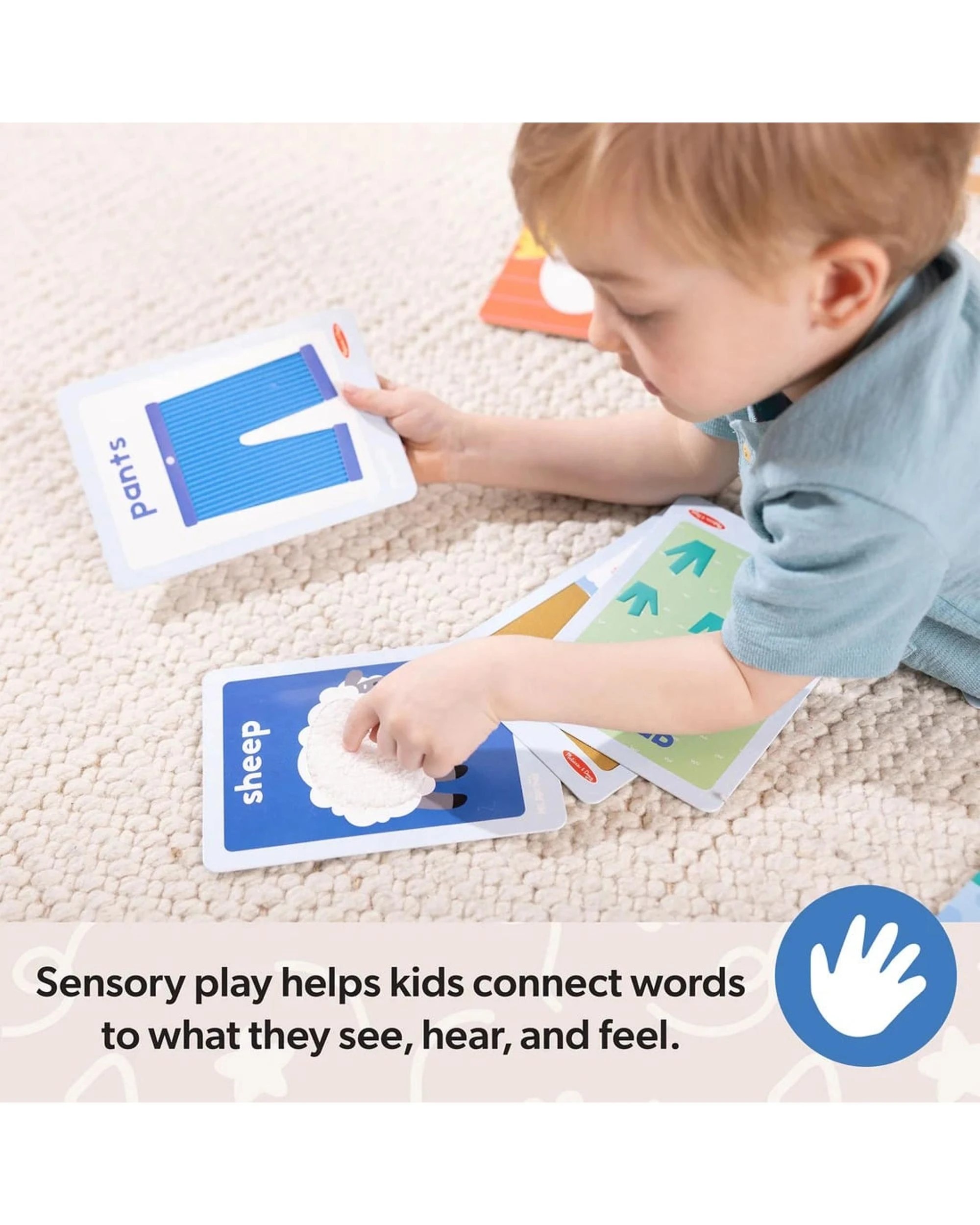 6 Melissa and Doug Ms Rachel First Words Sensory Flash Cards, 6 of 9