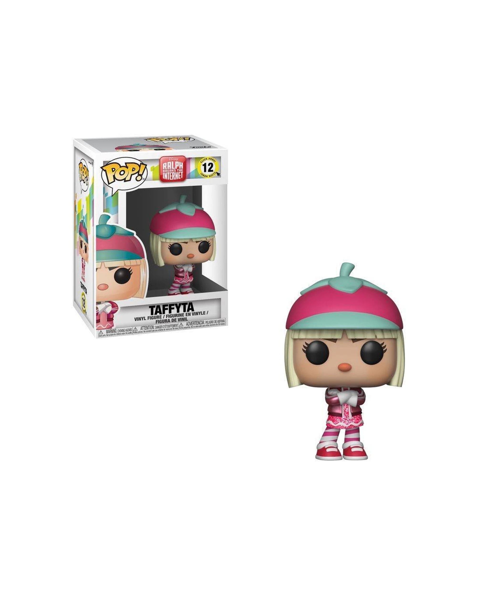 2 Pop Vinyl Figurine Wreck-It Ralph 2 Ralph Breaks The Internet Taffyta Toy - Multi, 2 of 3