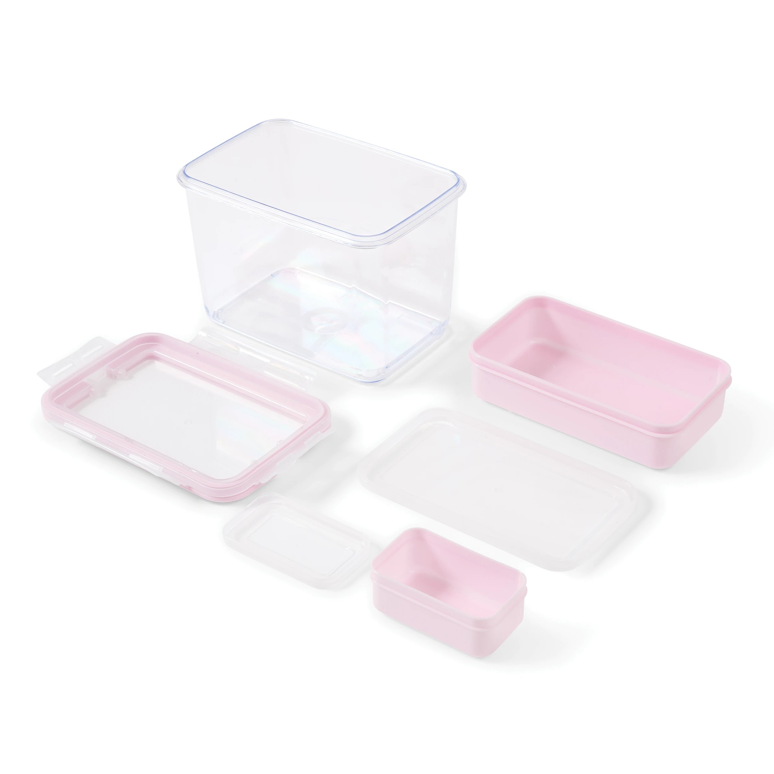 6 7 Piece Meal Prep Set - Pink, 6 of 8