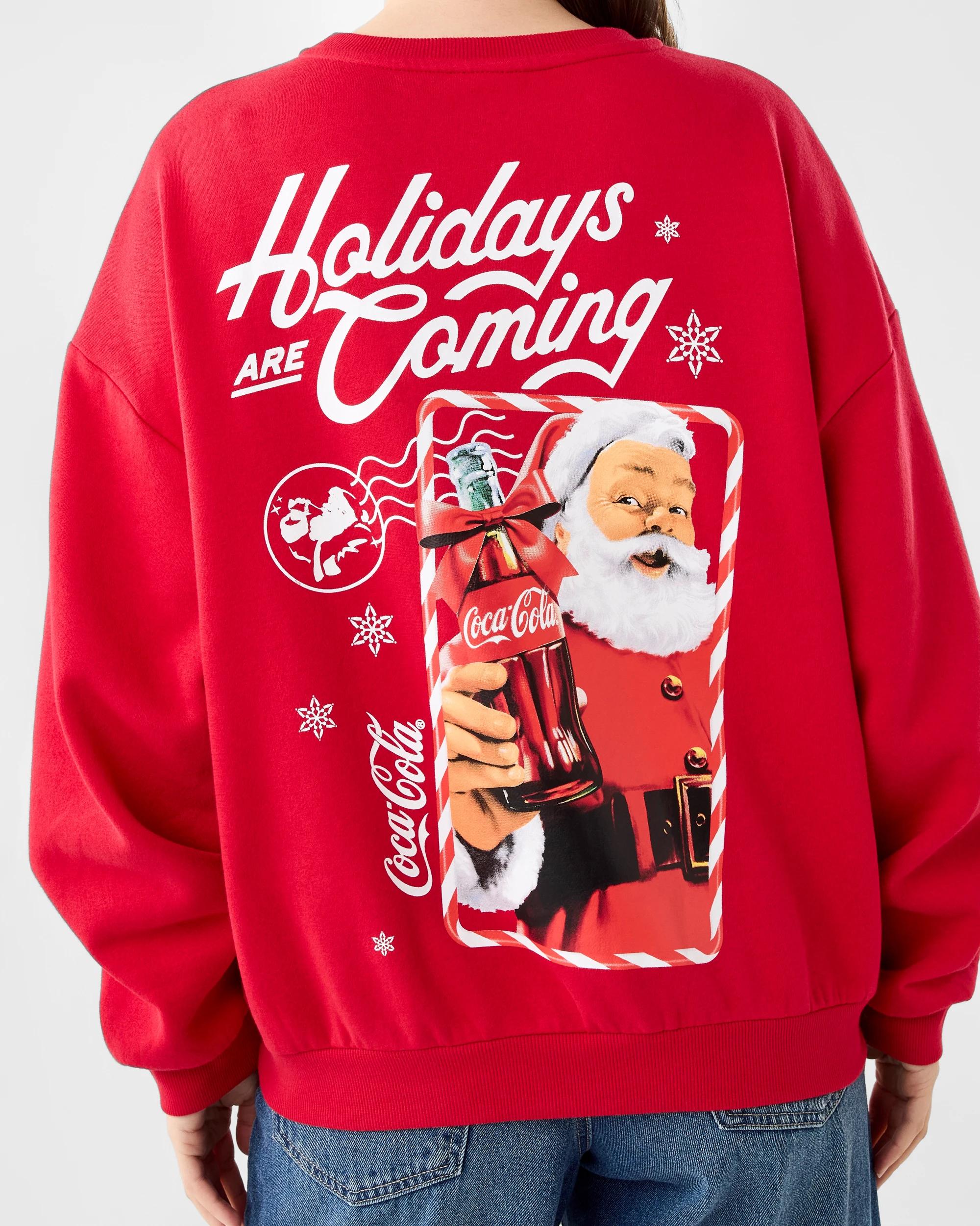 6 Christmas Coca Cola License Long Sleeve Sweatshirt Cocacolawm, 6 of 6