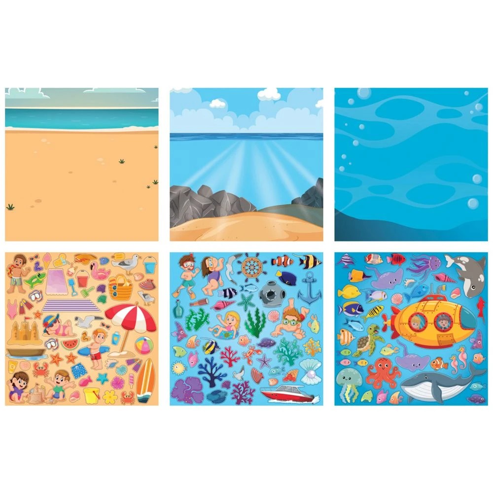 Kadink Sticker Book Day At The Beach - Kmart