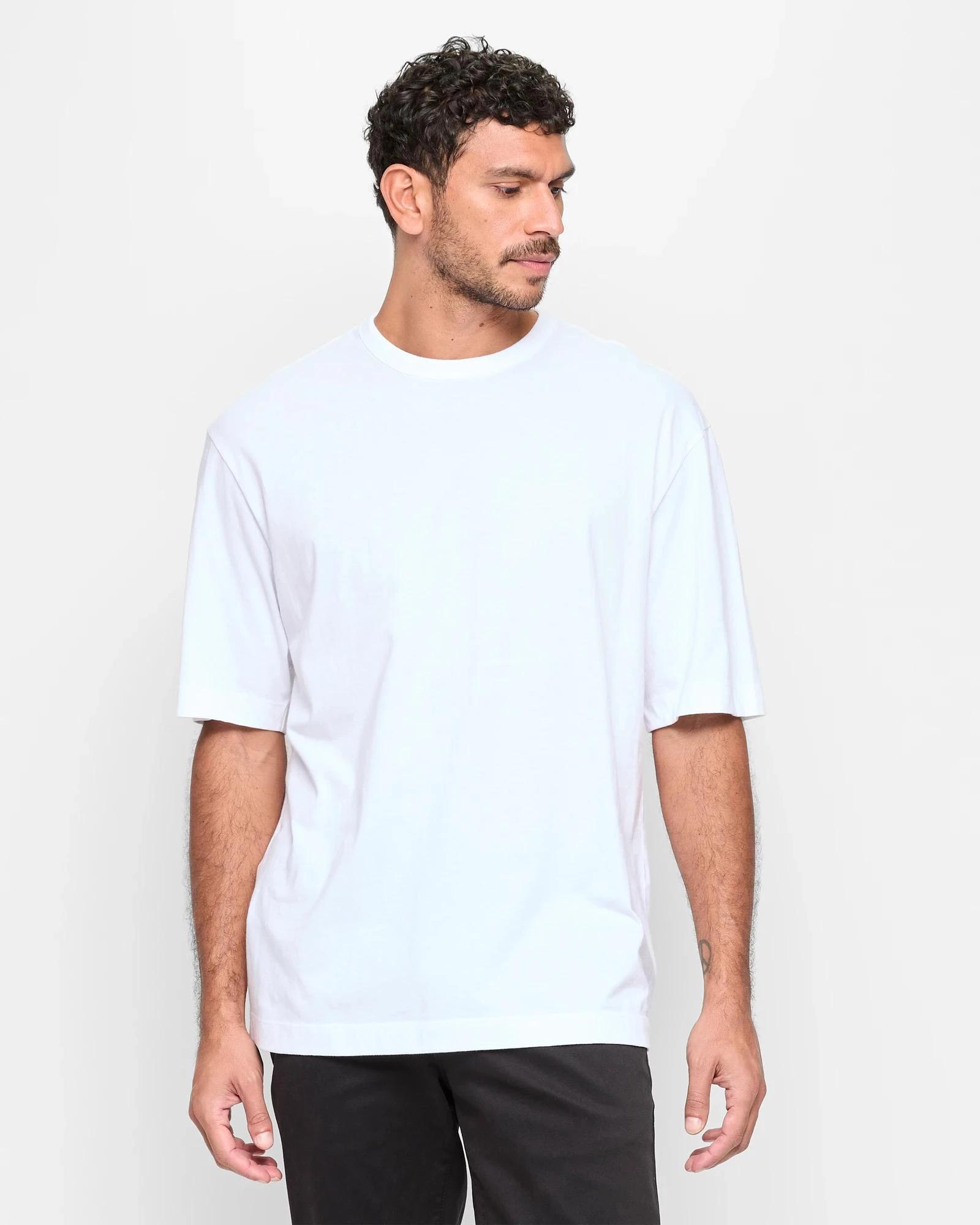 1 Target Australian Cotton Oversized T-Shirt WHITE, 1 of 5