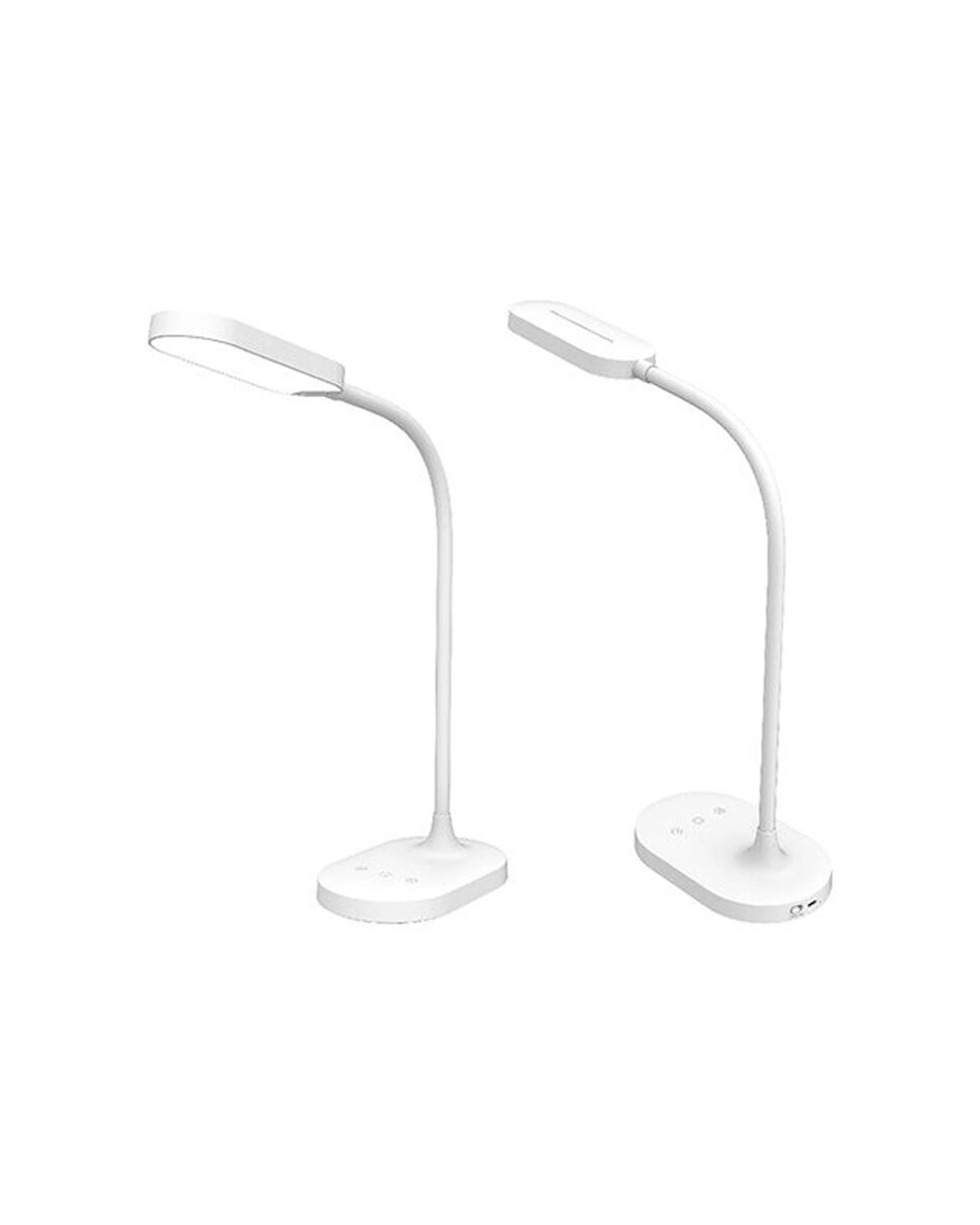 2 Sansai USB-C Rechargeable LED Desk Lamp Adjustable Brightness Colour - White, 2 of 5