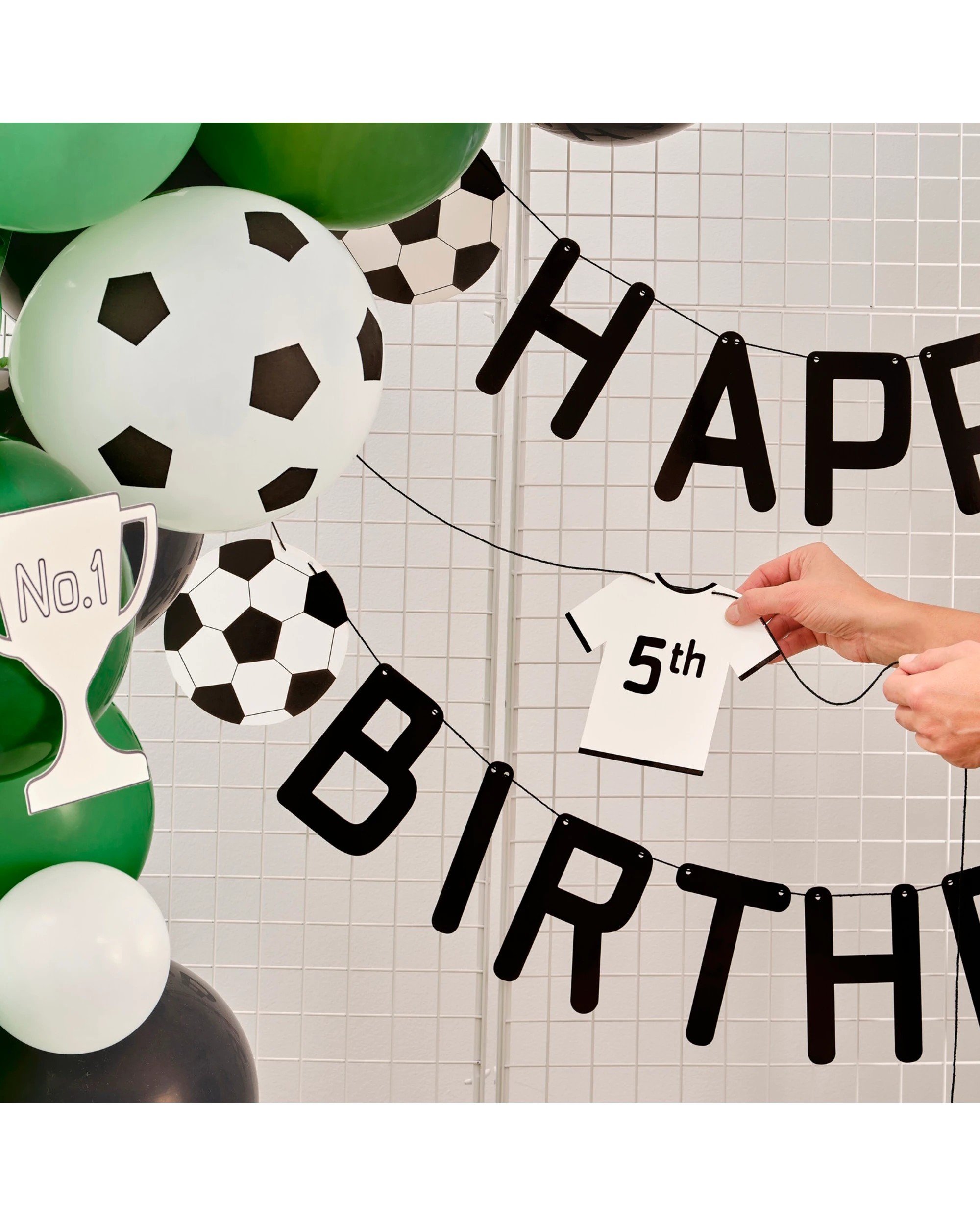 3 Ginger Ray Ginger Ray Kick Off the Party Add An Age Banner Kit, 3 of 4