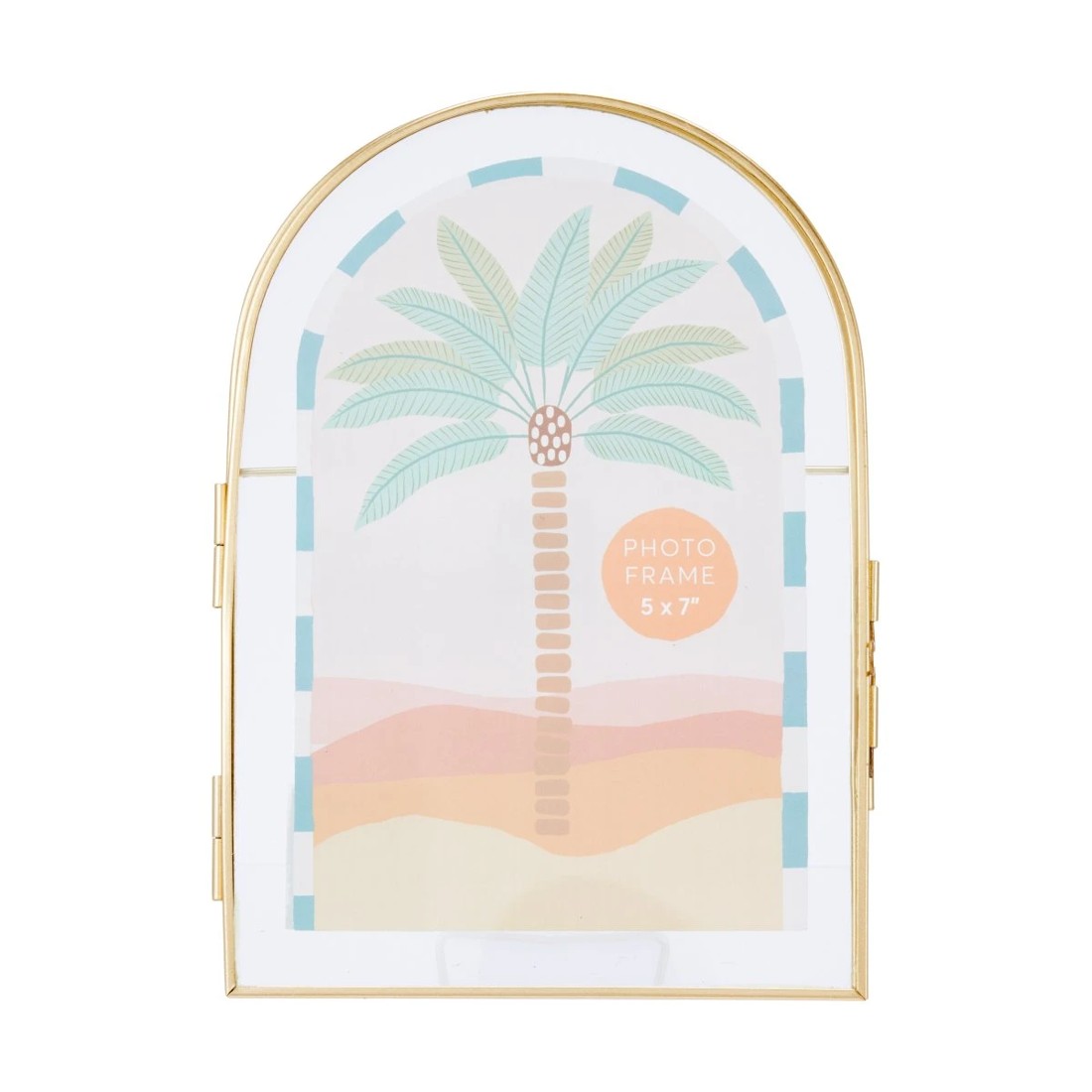 1 4in. x 6in. Photo Frame - Metal, Gold Look, 1 of 5