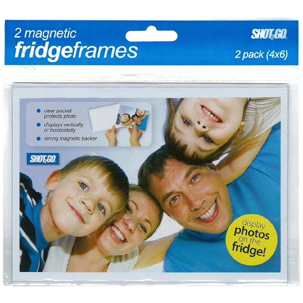 1 Magnetic Fridge Frame 6x4" Clear 2 Pack, 1 of 1