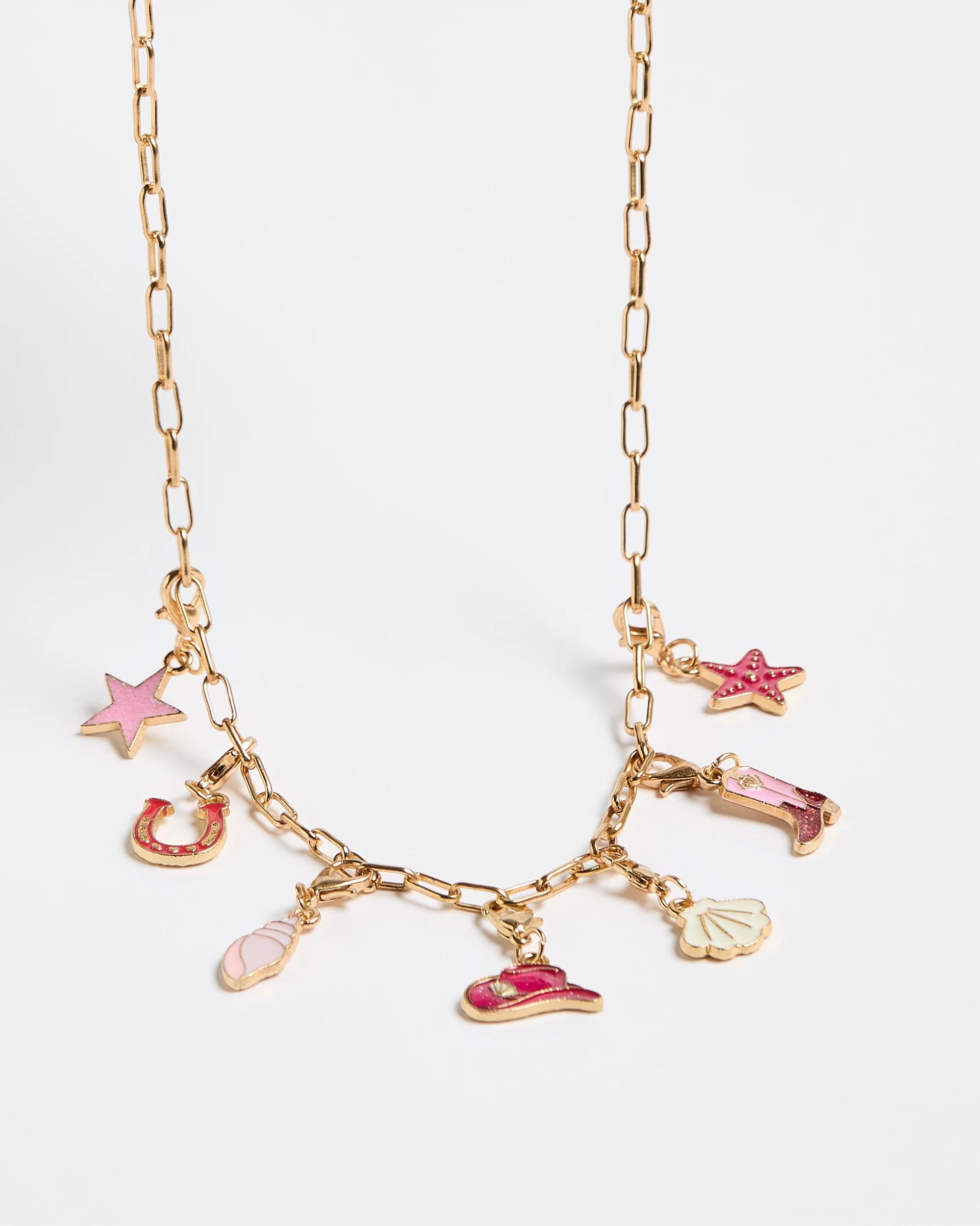 1 Target Kids Western Charm Necklace GOLD, 1 of 1