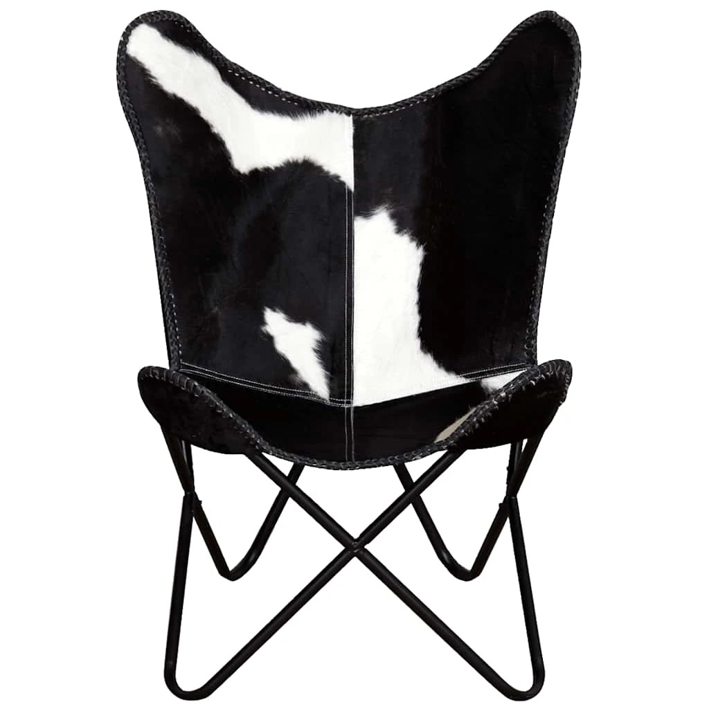 8 vidaXL butterfly chair Foldable - Black, 8 of 9