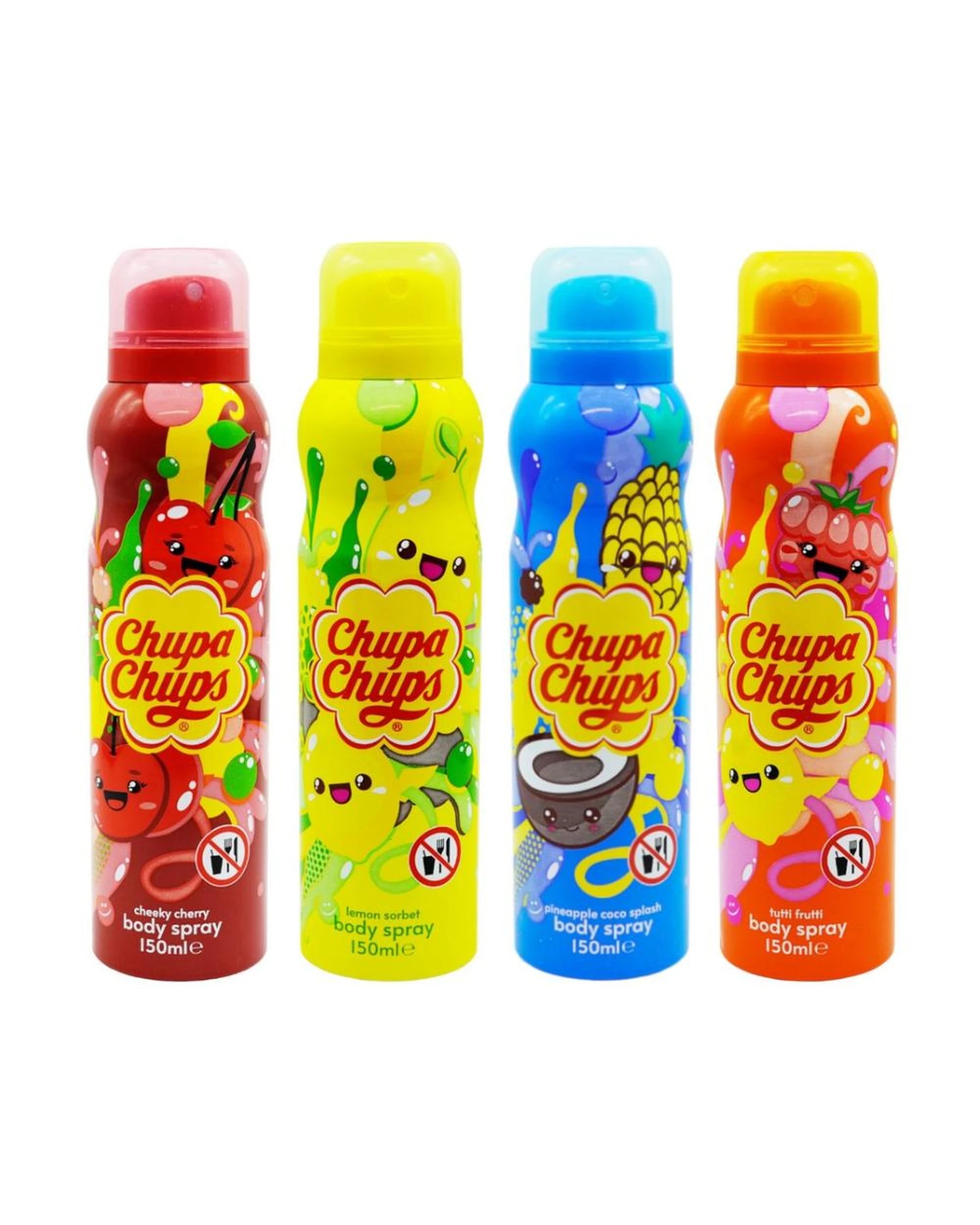 1 Chupa Chups Body Spray 4 Piece Set 150mL, 1 of 5
