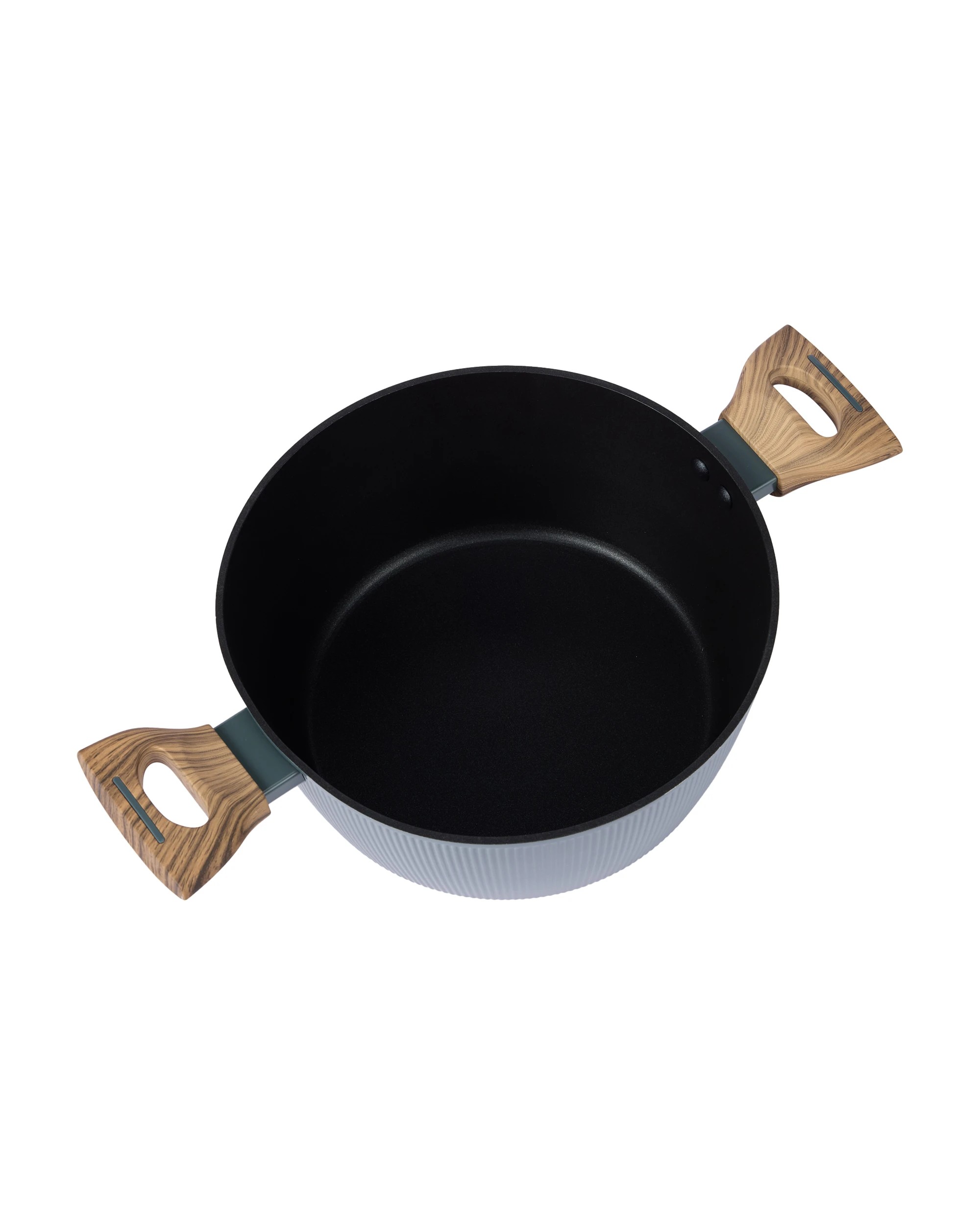 4 24cm Linear Wood Look Casserole, 4 of 6