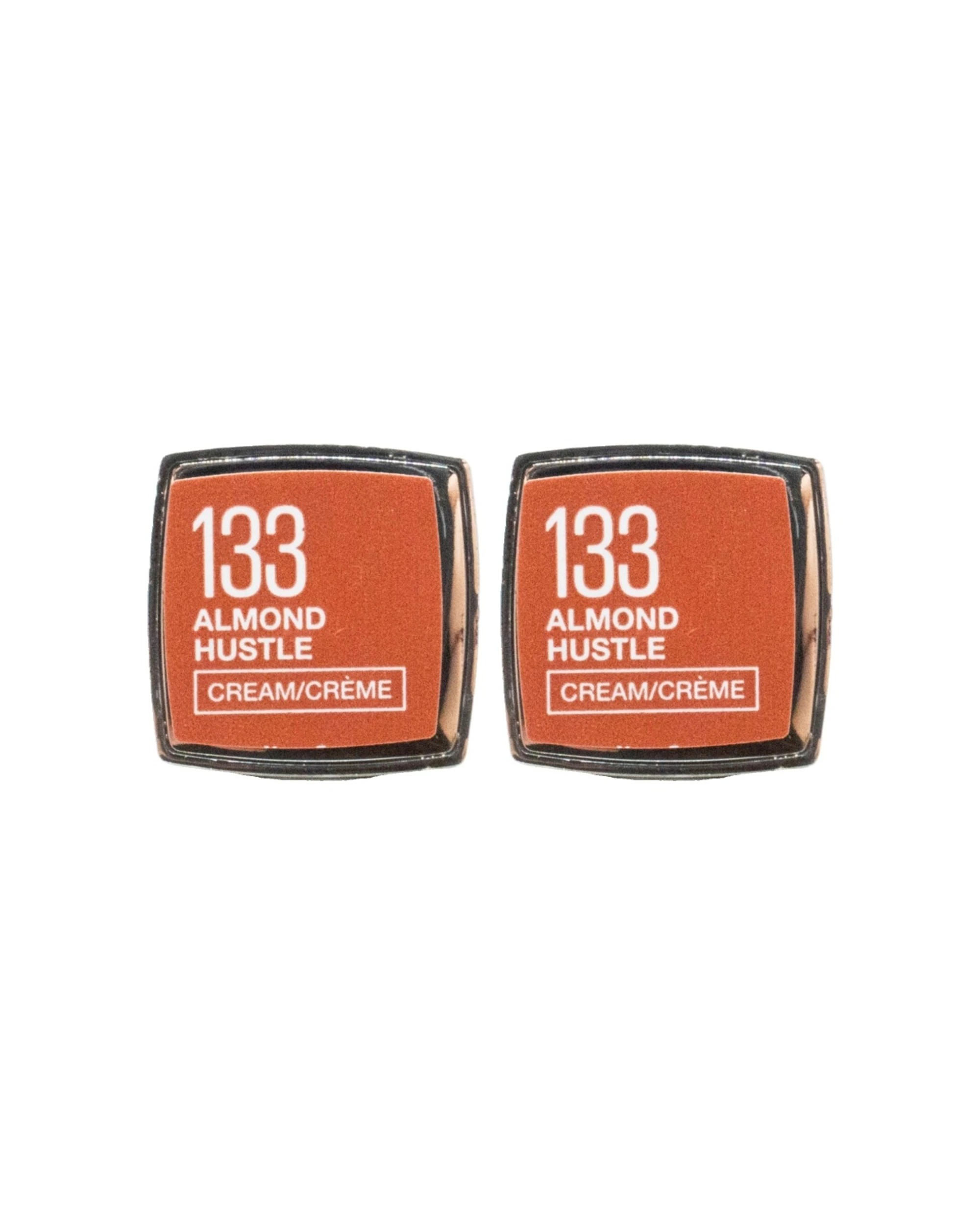 1 Maybelline Creme Colour Sensational Lipstick 2PK 4.2g Hydrating Alomd Hustle 133 - Multi, 1 of 3