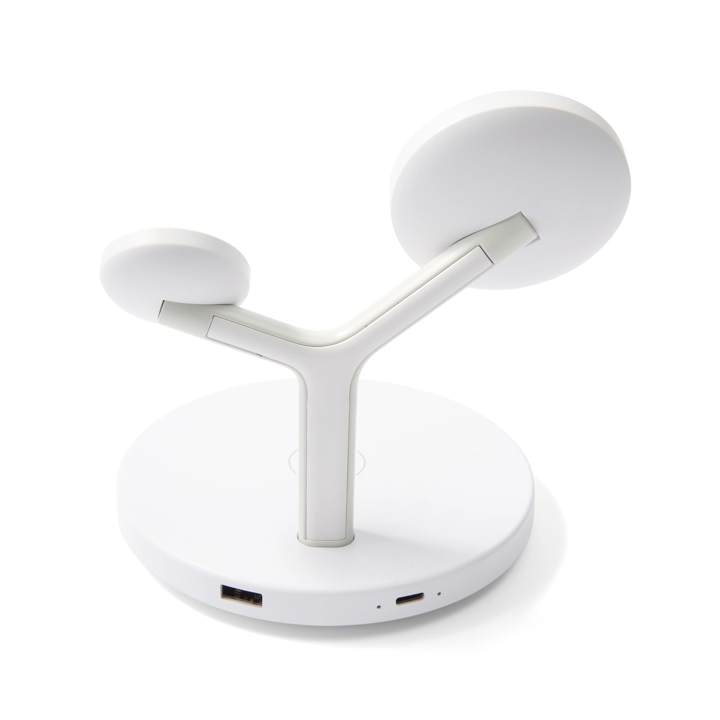 5 Qi2 3-in-1 Desktop Wireless Charger - White, 5 of 10