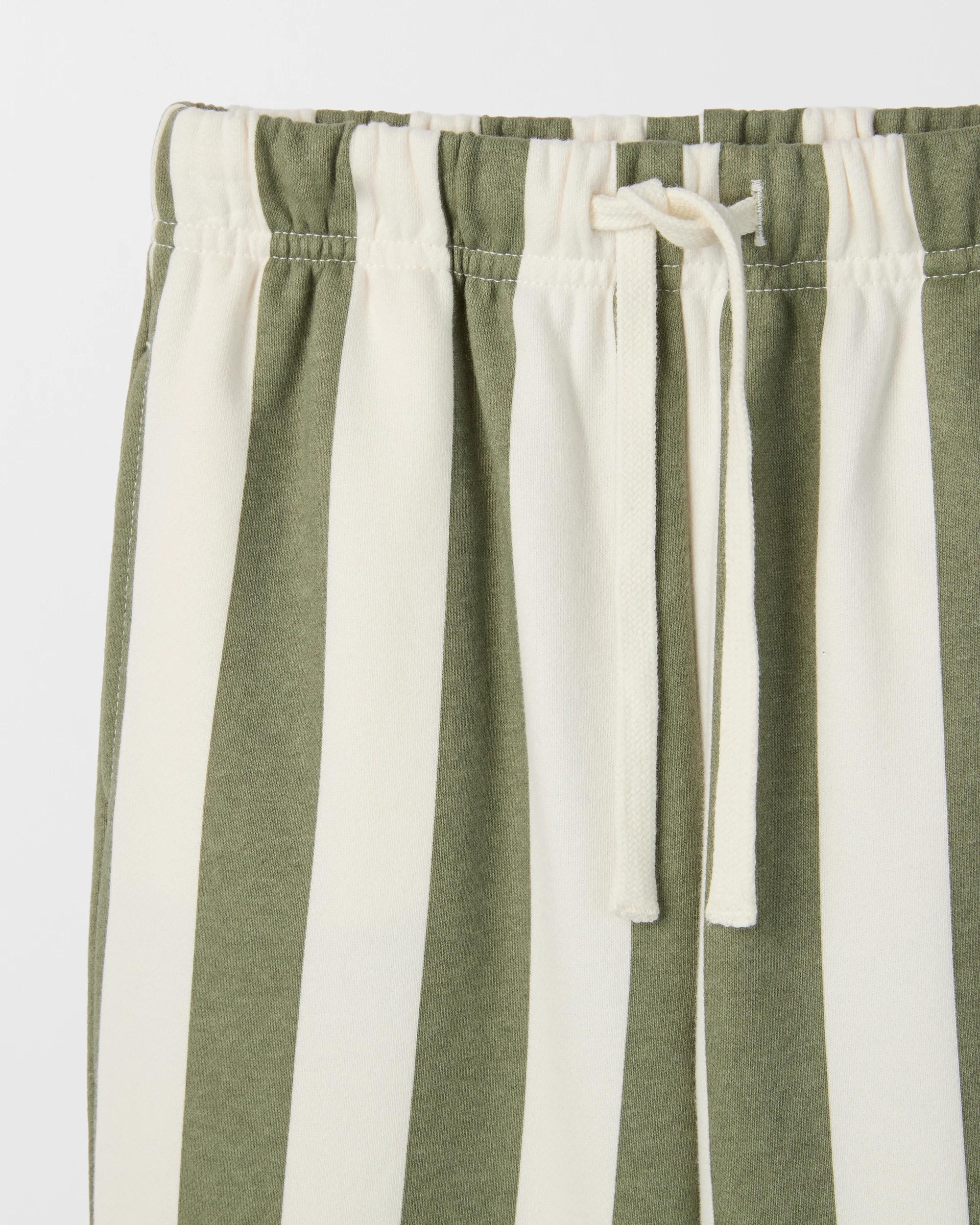 2 Target Kids Australian Cotton Blend Vertical Stripe Trackpants GREEN, 2 of 2