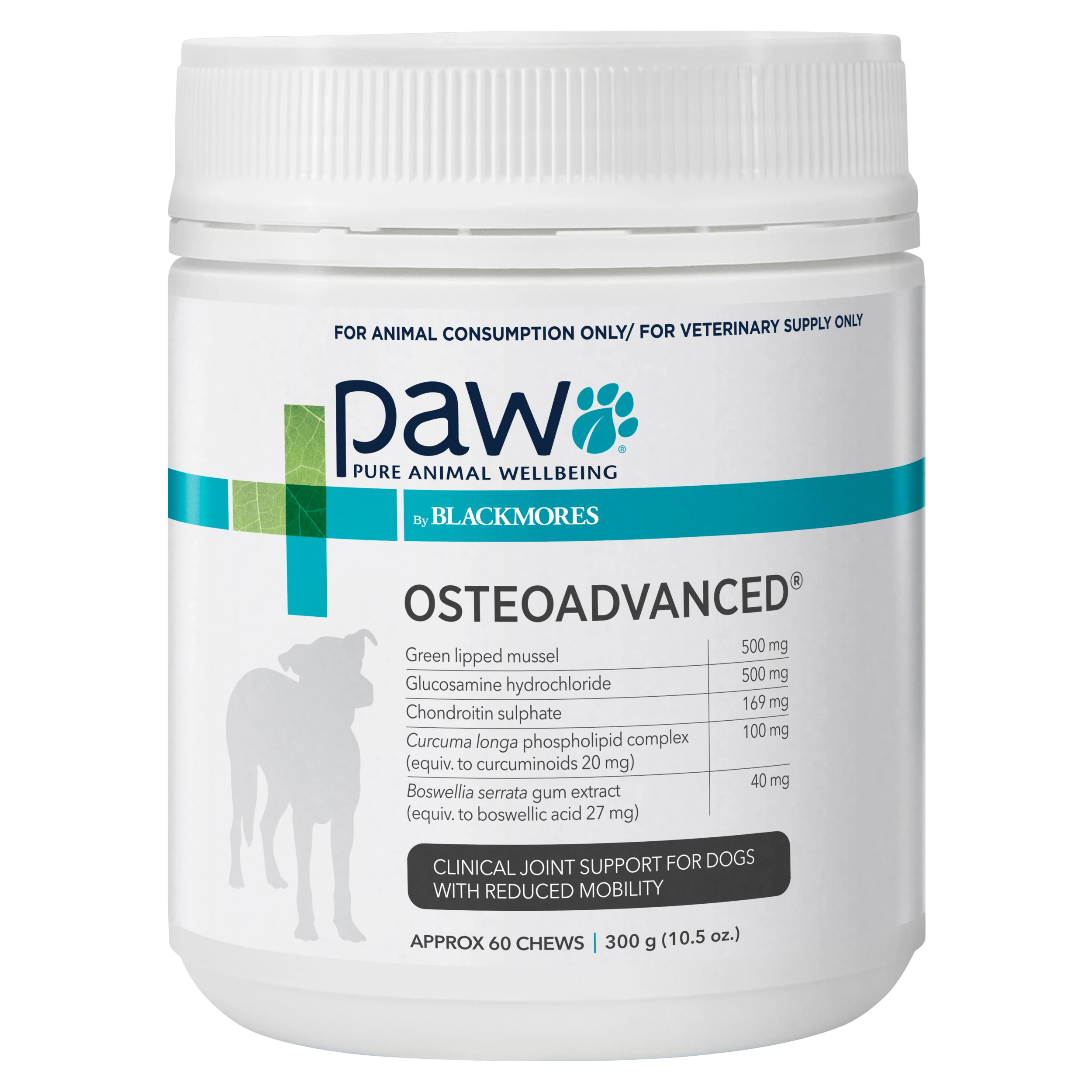 1 Paw Osteo Advanced 300g 60 Chews, 1 of 1