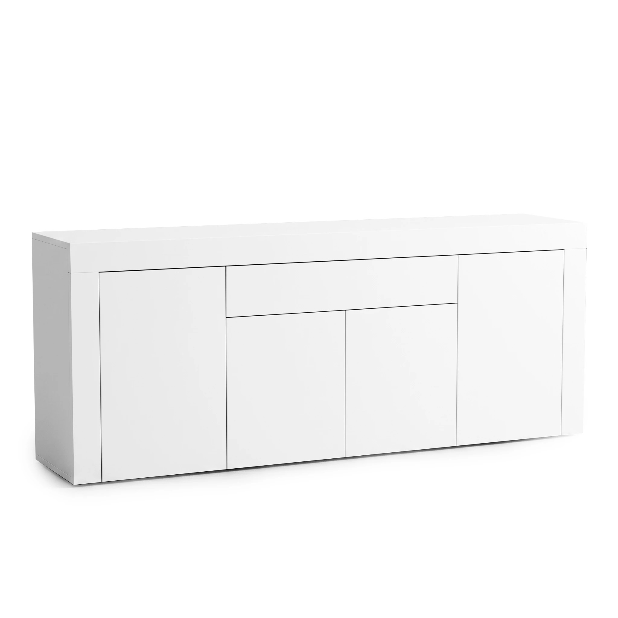 1 Artiss Buffet Unit Cabinet Sideboard 180CM - DANA - White - White, 1 of 9