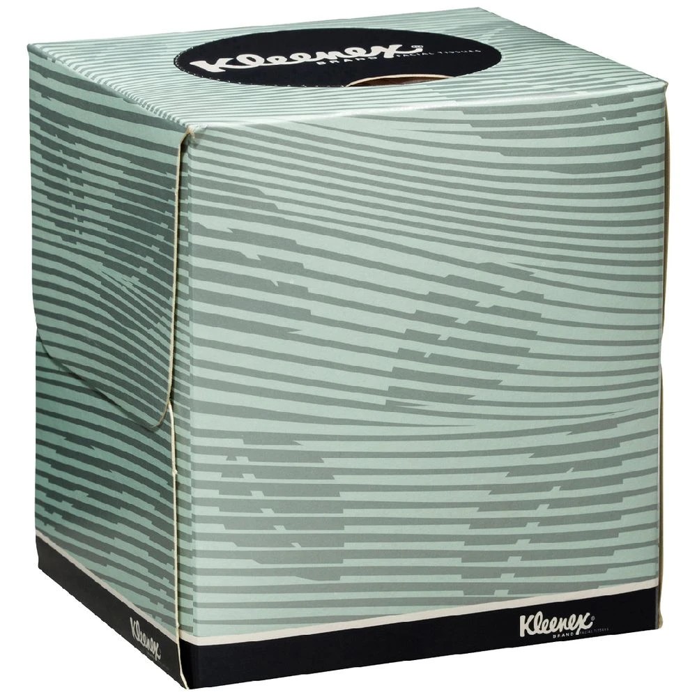 1 Kleenex Facial Tissue Cube 2 Ply 90 Pack, 1 of 6