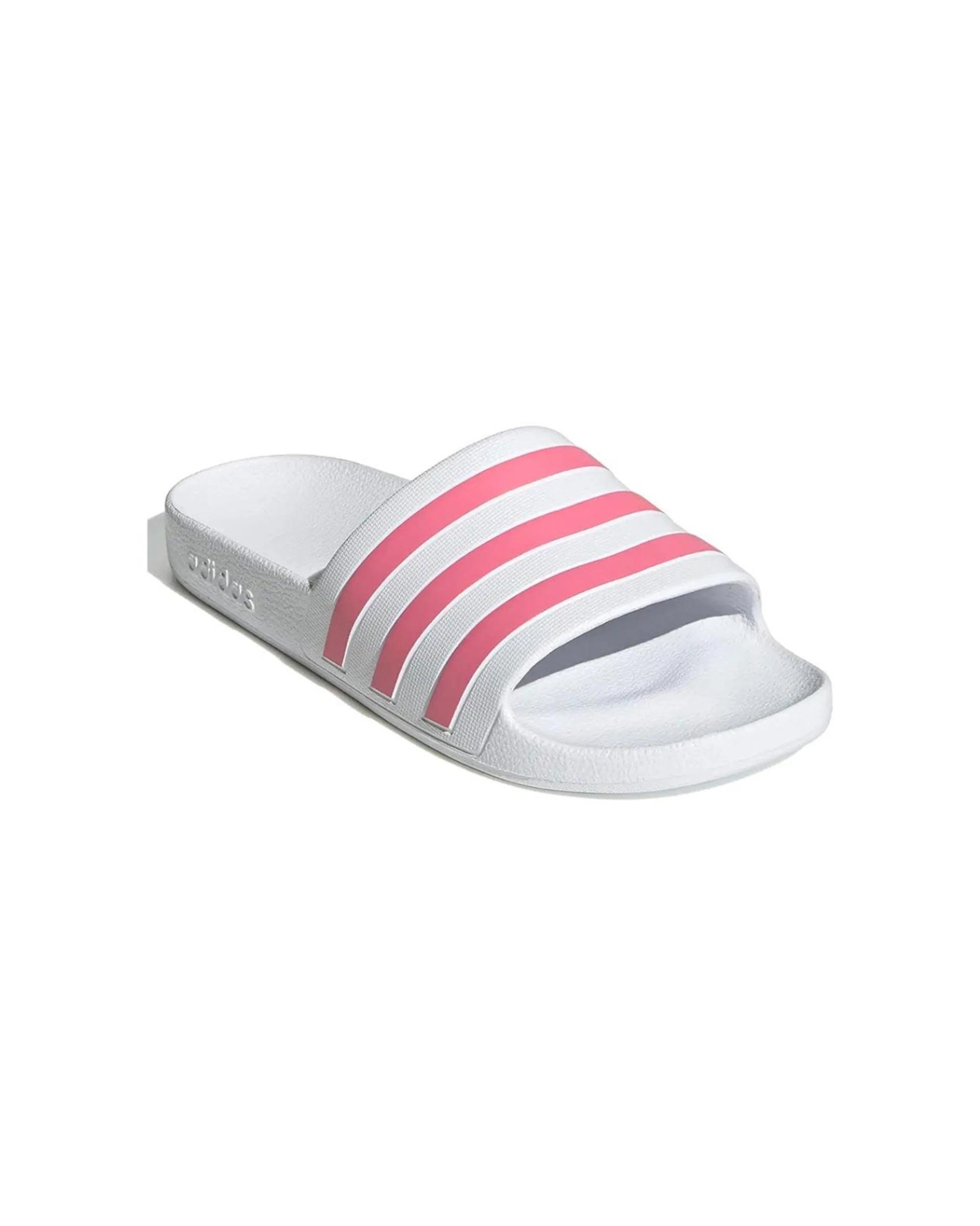 1 Adidas Adilette Aqua Slides Quick Dry CLOUD WHITE/ROSE TONE, 1 of 4