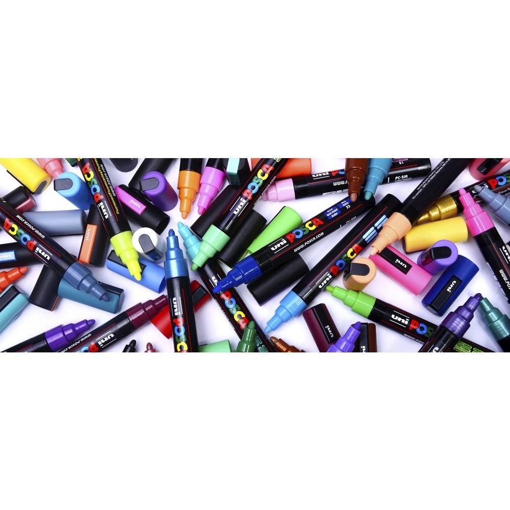 2 POSCA PC 5M Paint Marker Silver, 2 of 9