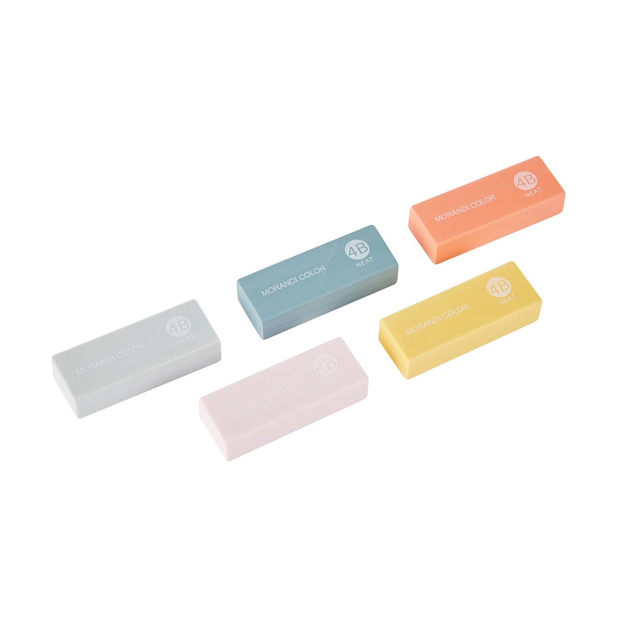 2 5 Pack Coloured Erasers, 2 of 5