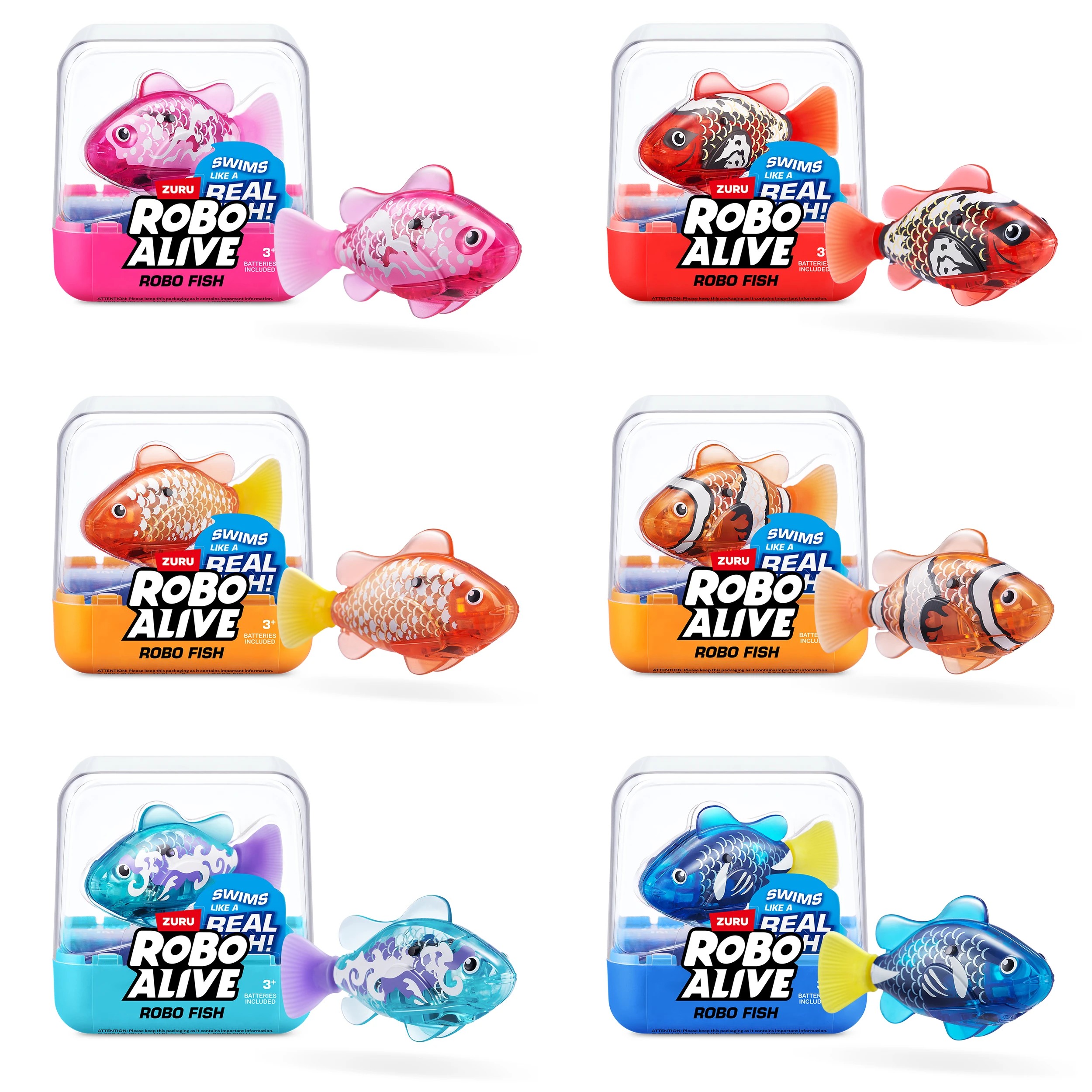 1 Zuru Robo Alive Robo Fish - Assorted, 1 of 8