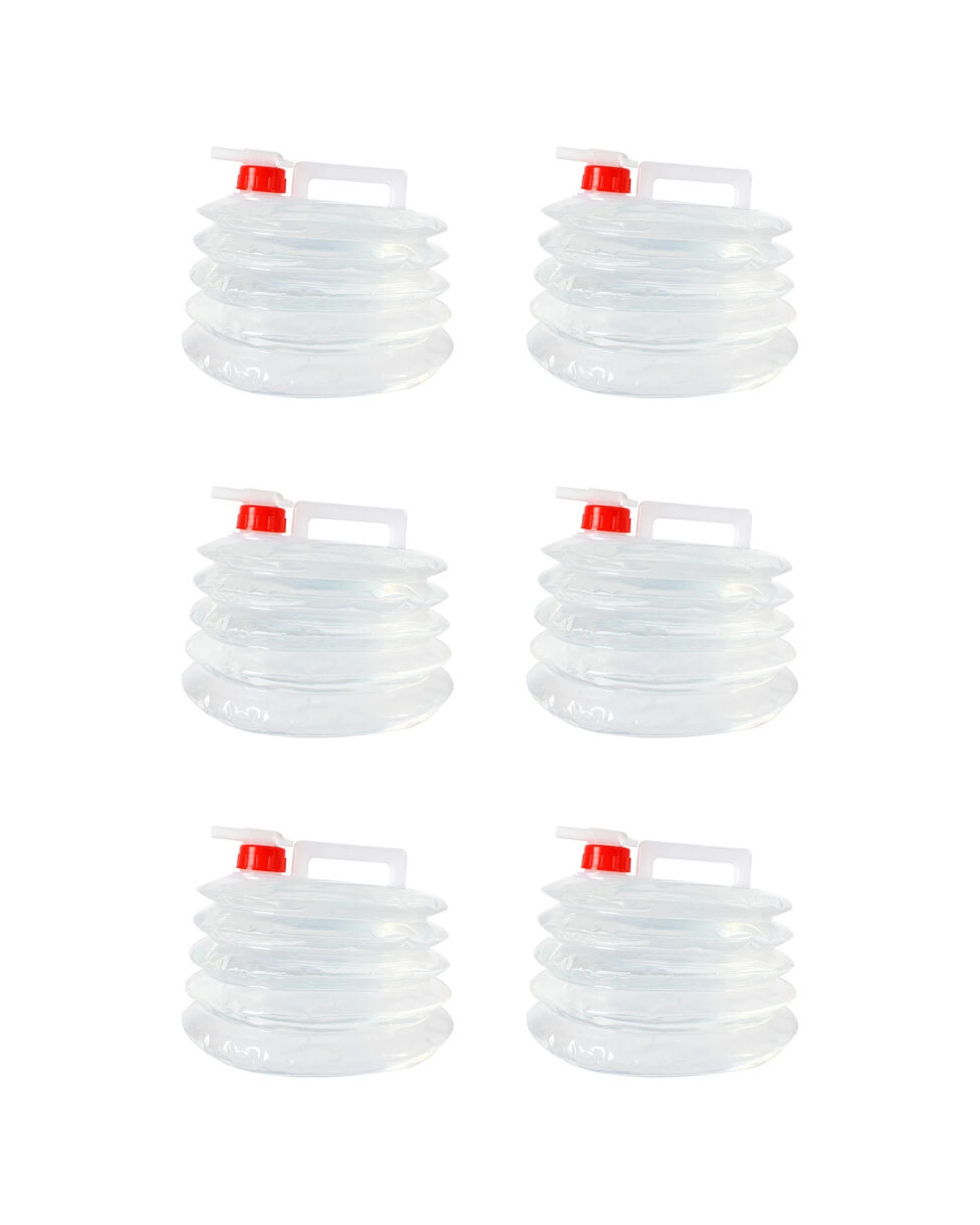 1 Wildtrak Expanda Water Carrier 5L Portable Design 6 Pack Plastic - White, 1 of 2