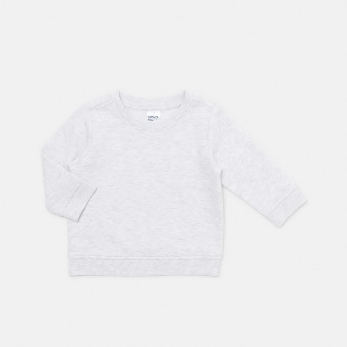 1 Everyday Sweatshirt Wht Marle, 1 of 3