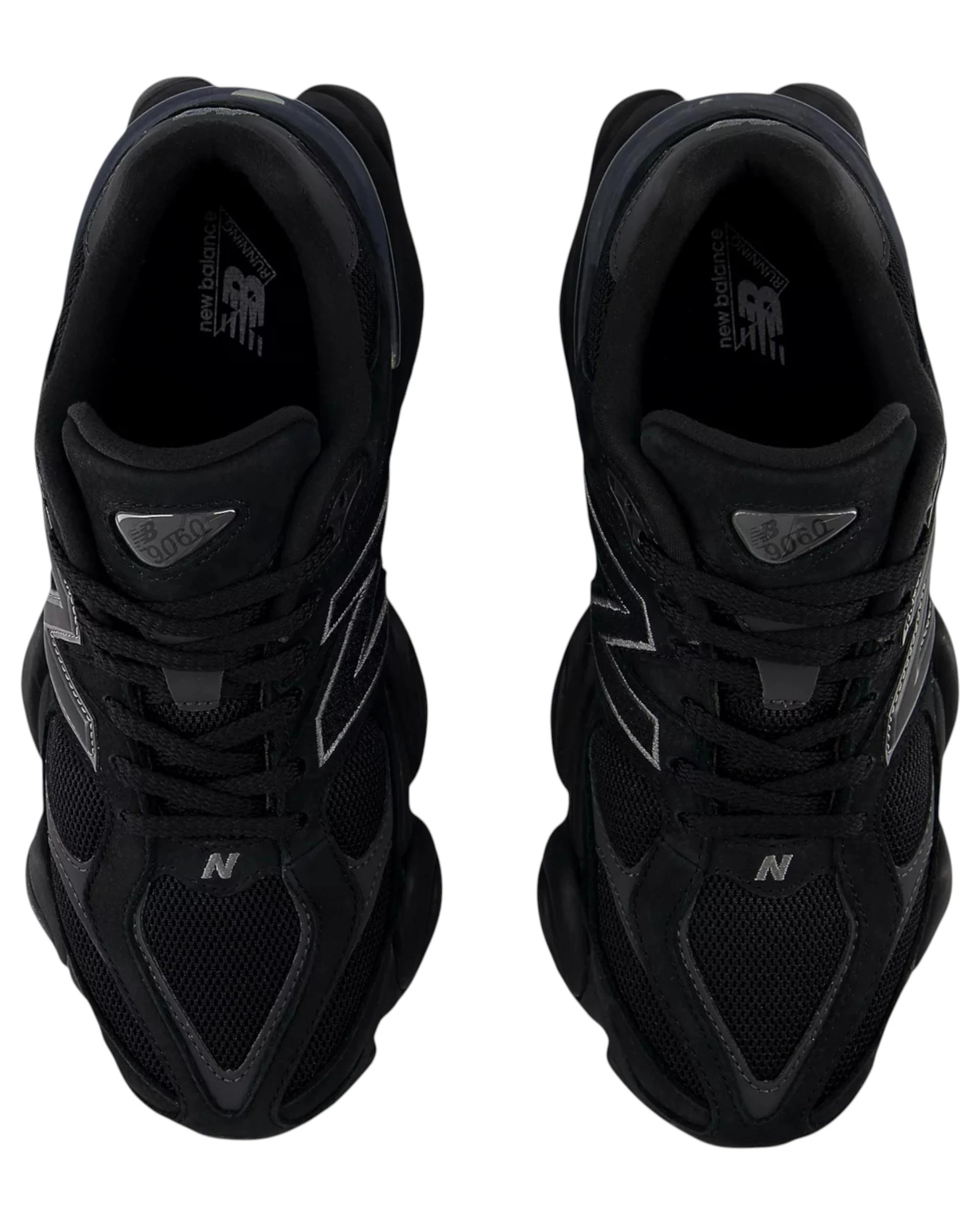 3 New Balance Mens 9060 Athletic Shoes BLACK, 3 of 6