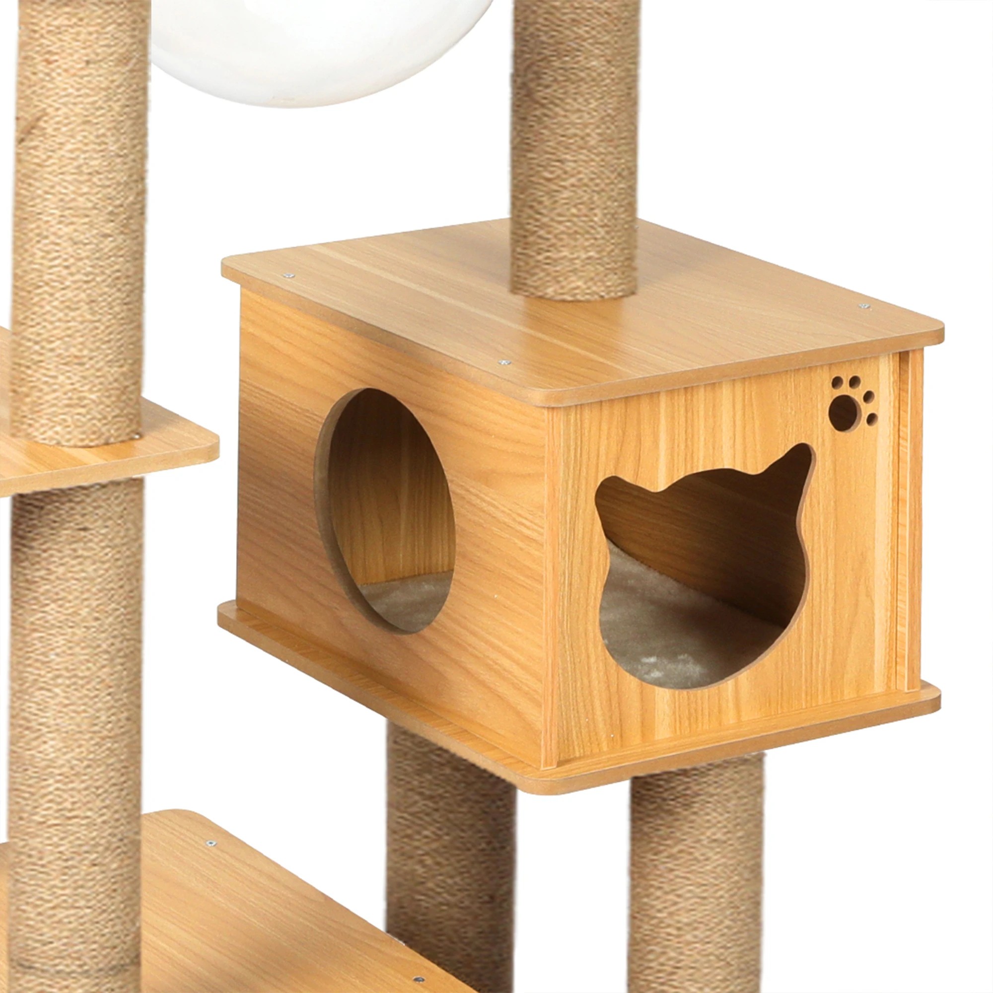 3 Pawz Wooden Cat Tree 138cm, 3 of 3