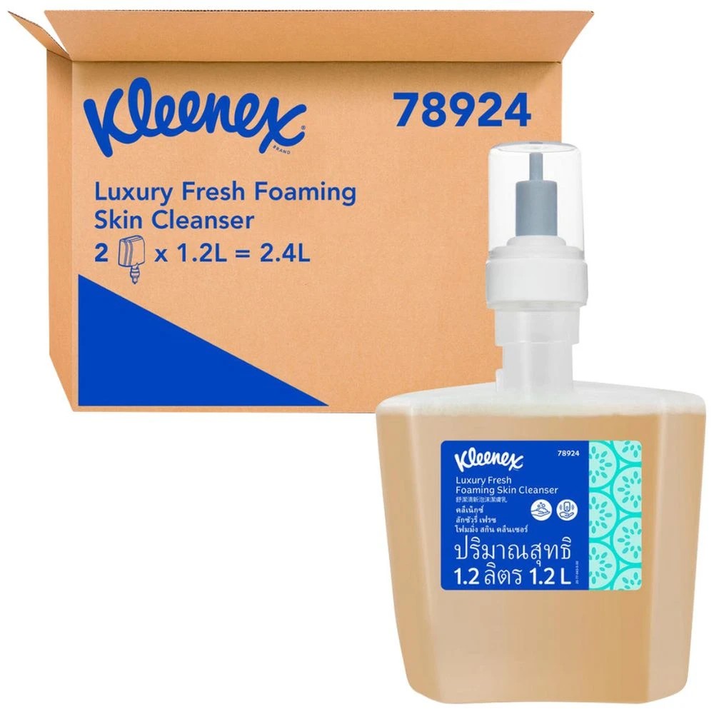 3 Kleenex Luxury Foam Skin Cleanser 78924 1.2L, 3 of 8