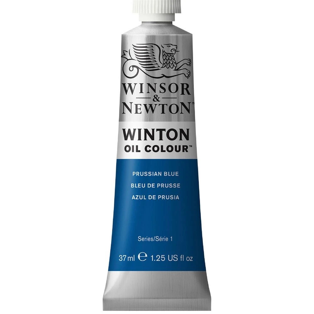 1 Winsor & Newton Winton Oil Colour 37mL Prussian Blue, 1 of 1