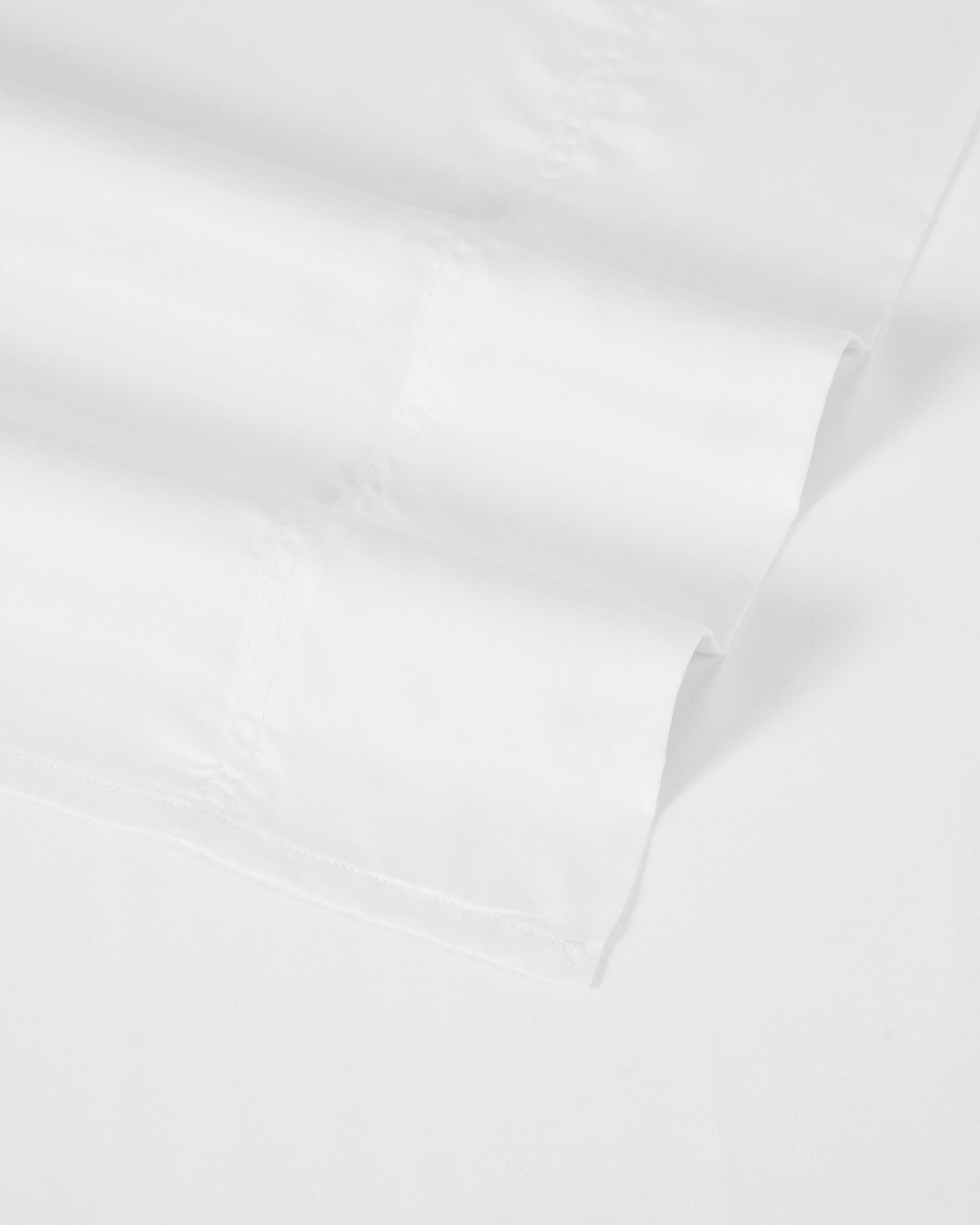 6 375 Thread Count Bamboo Sheet Set - Queen Bed, White, 6 of 7