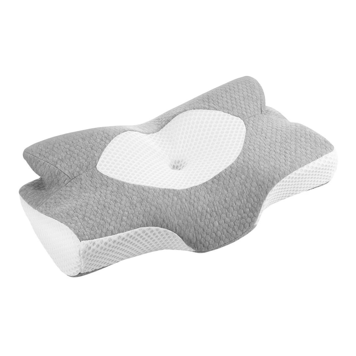 2 Luxdream Cervical Pillow Memory Foam Contour Neck Shoulder Ergonomic Cooling Sleeping Support for Back Stomach Side, 2 of 2