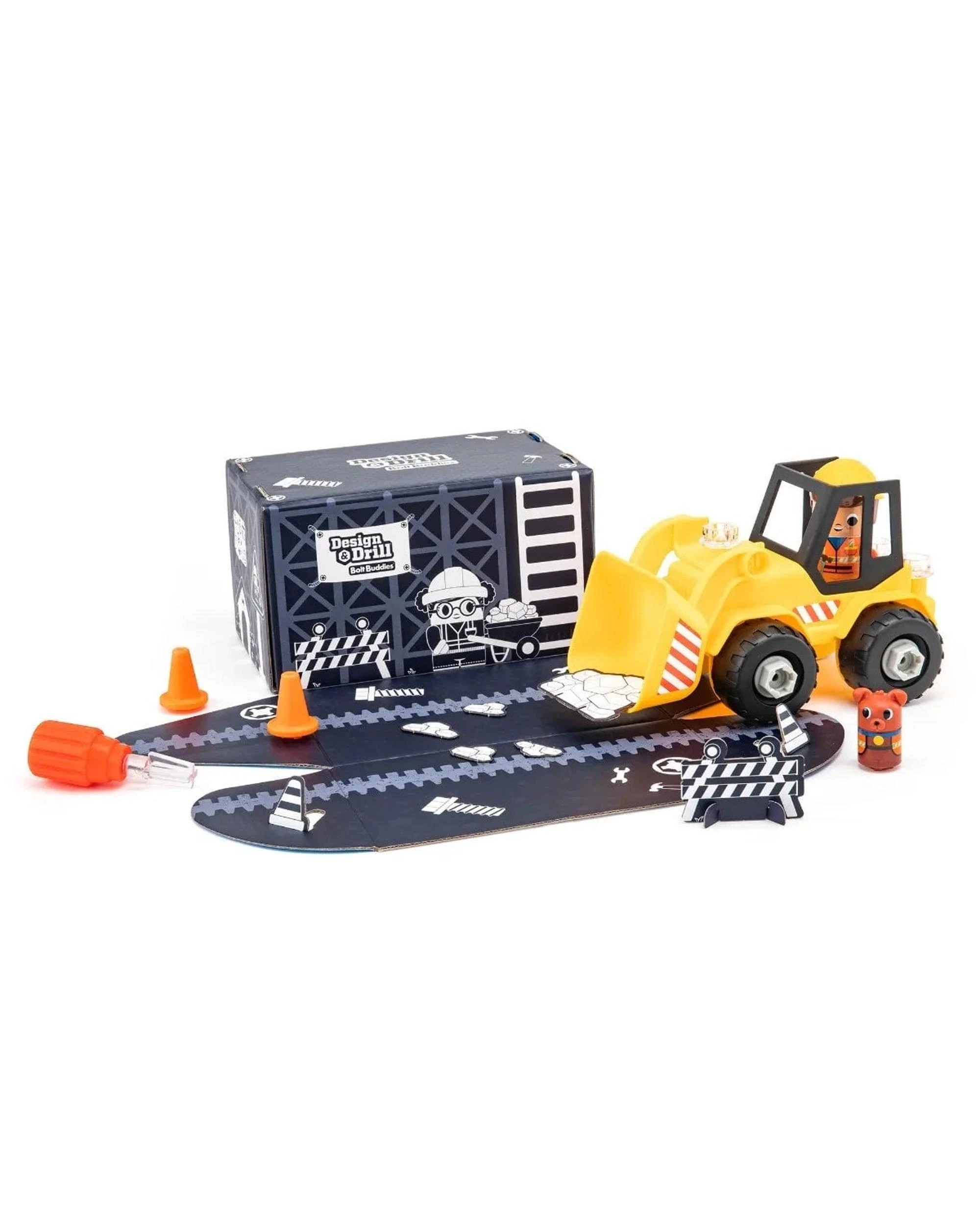 8 Educational Insights Design and Drill Bolt Buddies Bulldozer, 8 of 10