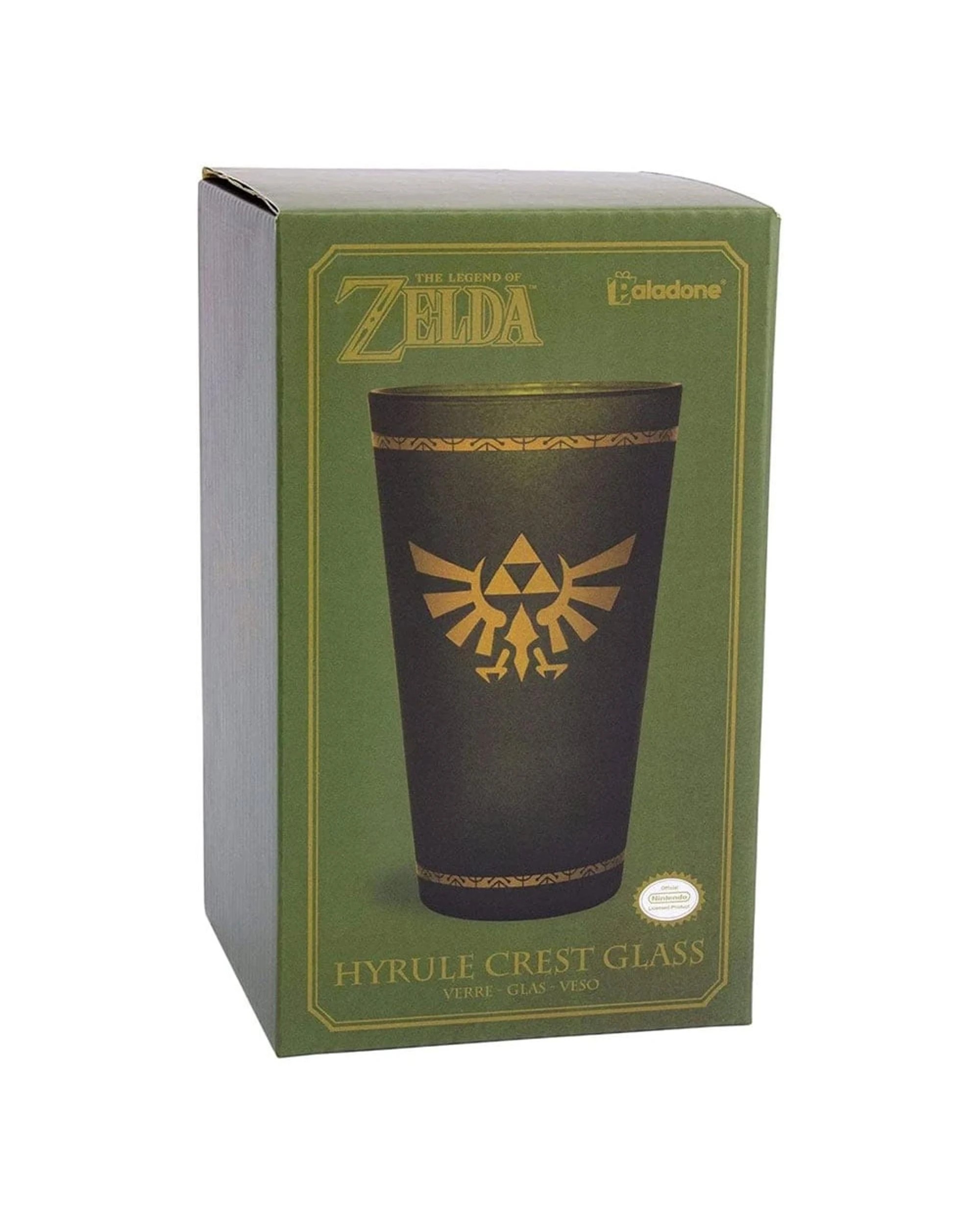 1 Paladone The Legend Of Zelda Hyrule Crest Glass, 1 of 3