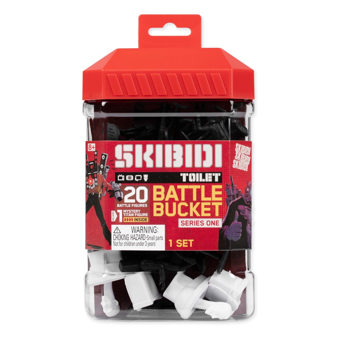 1 20 Piece Skibidi Toilet Battle Bucket, 1 of 5
