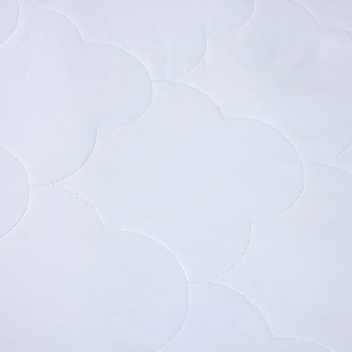 3 Cotton Filled Fitted Mattress Protector - King Bed, White, 3 of 5