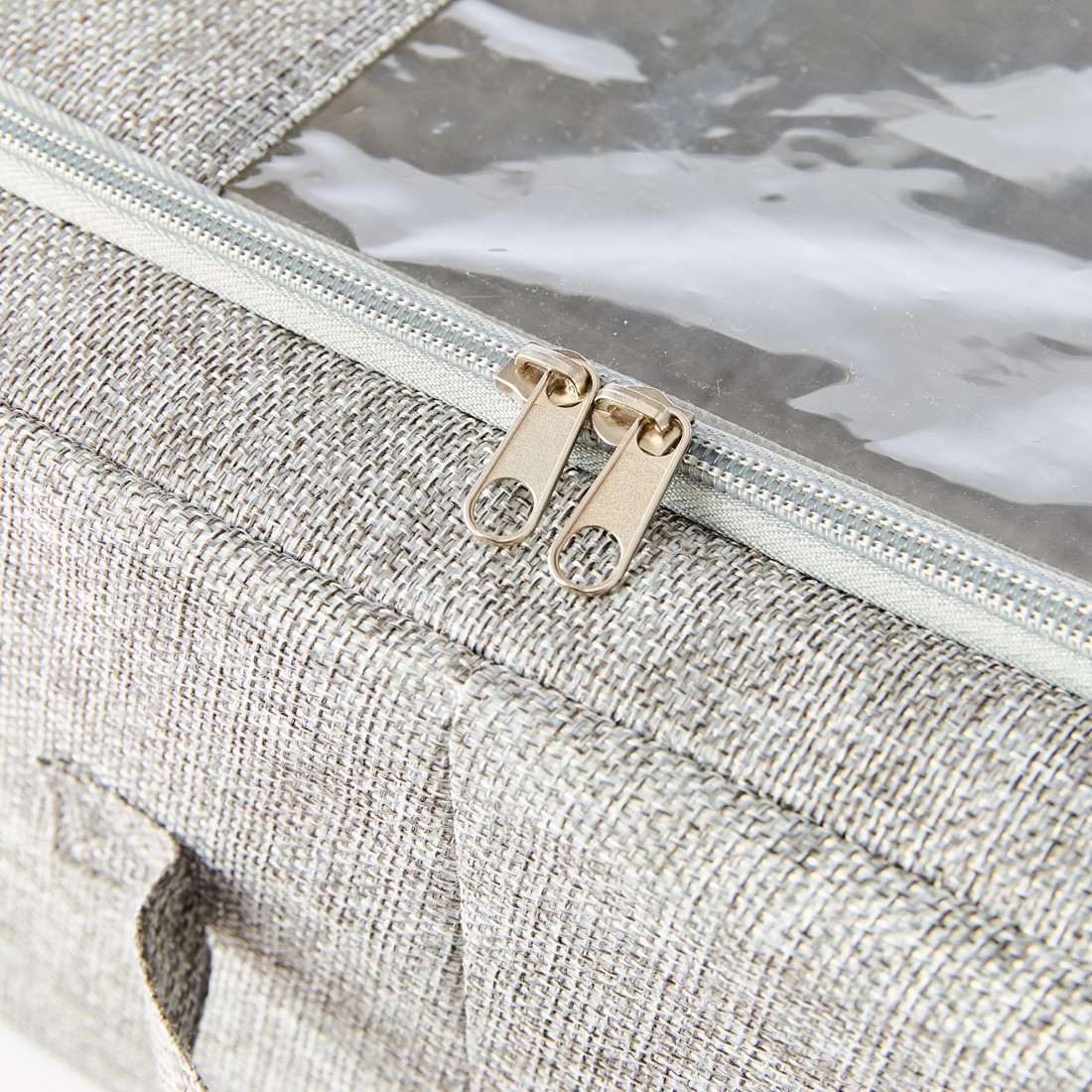 8 Linen Look Underbed Collapsible Box - Charcoal, 8 of 8