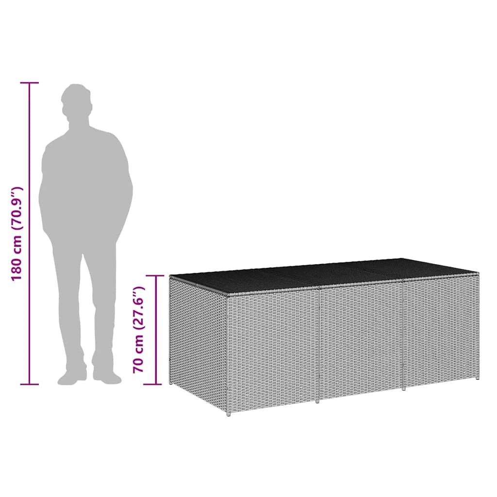 9 vidaXL Outdoor storage box Ample Storage - Black, 9 of 9