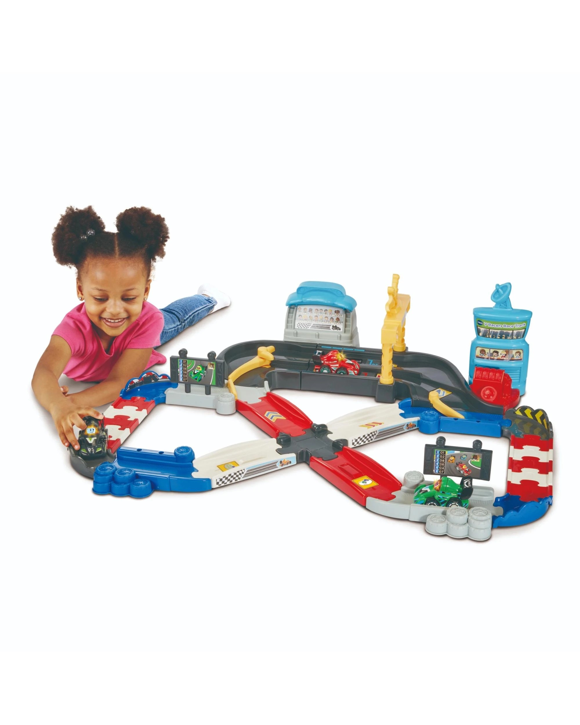4 VTech Toot-Toot Drivers V Racers Race Track, 4 of 4