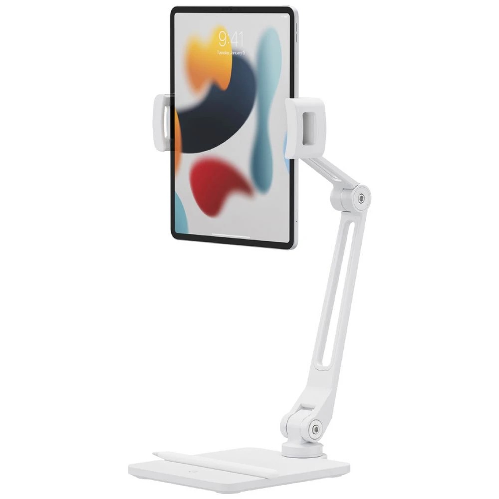 1 TwelveSouth iPad/Tablet Hoverbar Duo Clamp and Base White, 1 of 8