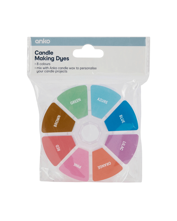 8 Pack Candle Making Dyes