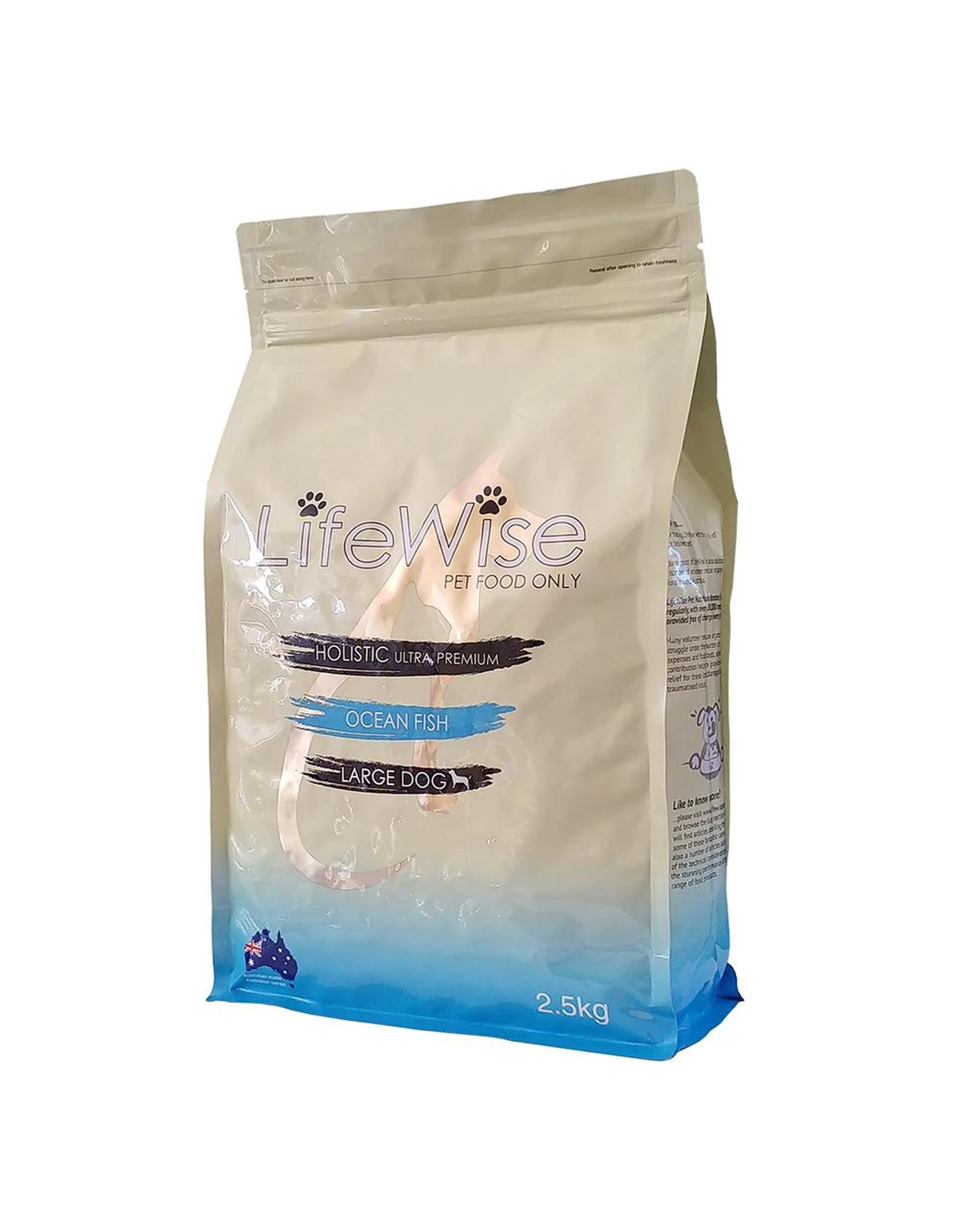 1 Lifewise Adult Large Dry Dog Food Ocean Fish w/ Lamb & Vegetables 2.5kg, 1 of 2