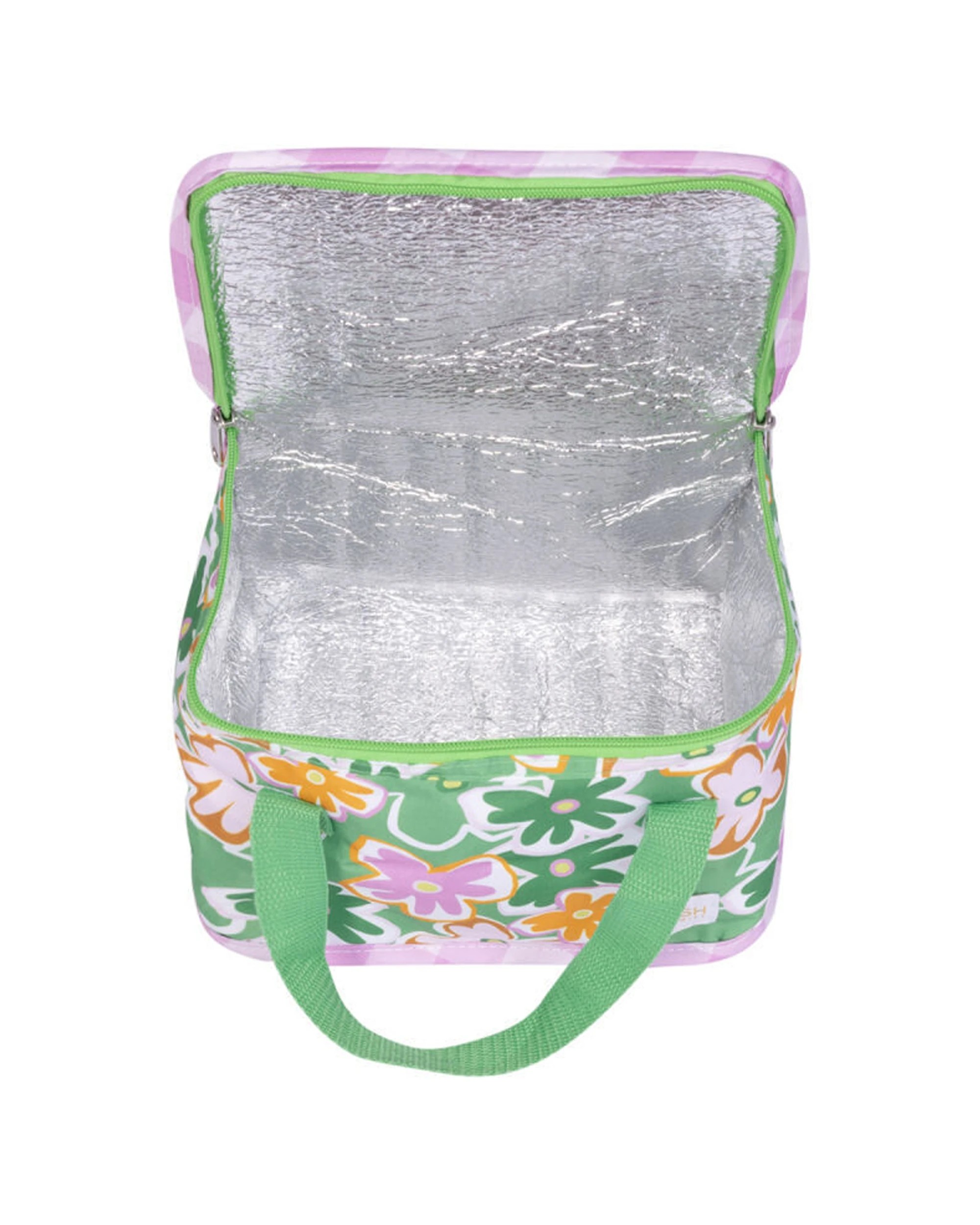 4 Splosh 2PK Summer Pop Insulated Soft Lunch Bag Food & Drink Storage 24x17cm - Green, 4 of 6