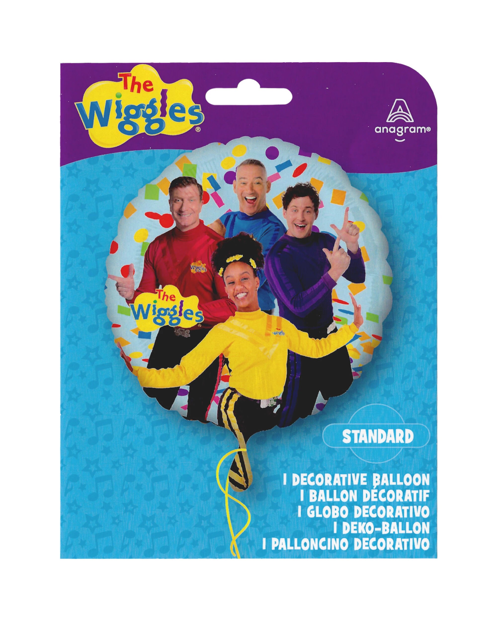 2 Anagram The Wiggles Party Helium Balloon - Multi, 2 of 2