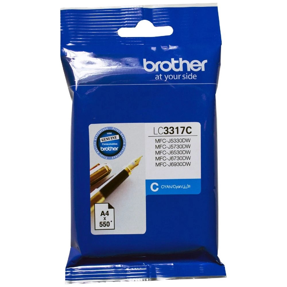 1 Brother LC 3317 Ink Cartridge Cyan, 1 of 1