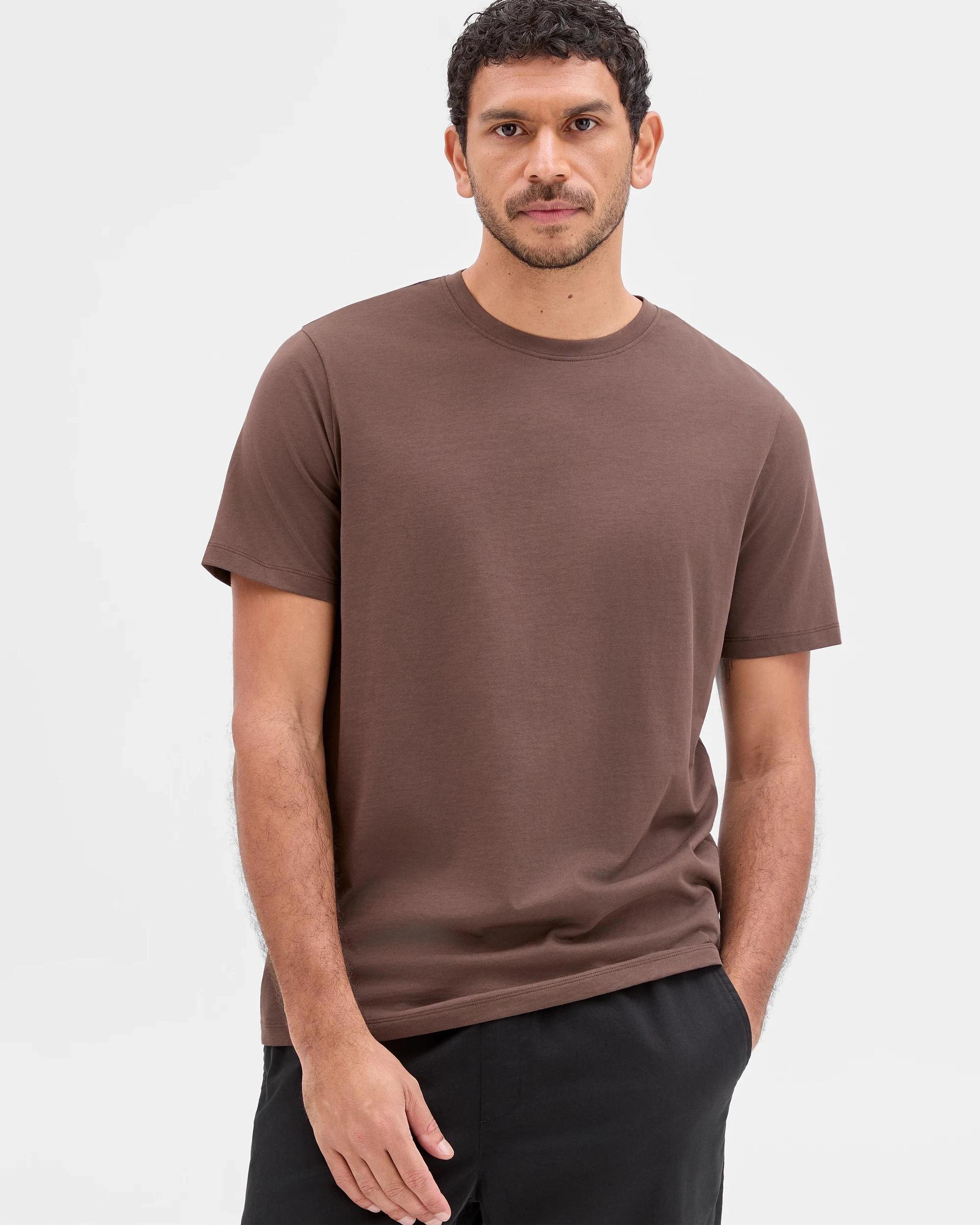 2 Target Australian Cotton T-Shirt CHOCOLATE, 2 of 5