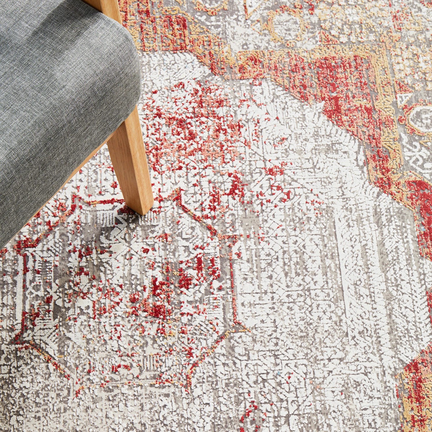 8 Common Ground Rugs Glimmers 103 290x200cm - Large Bamboo Silk Power Loomed Floor Rug - Brown, 8 of 9