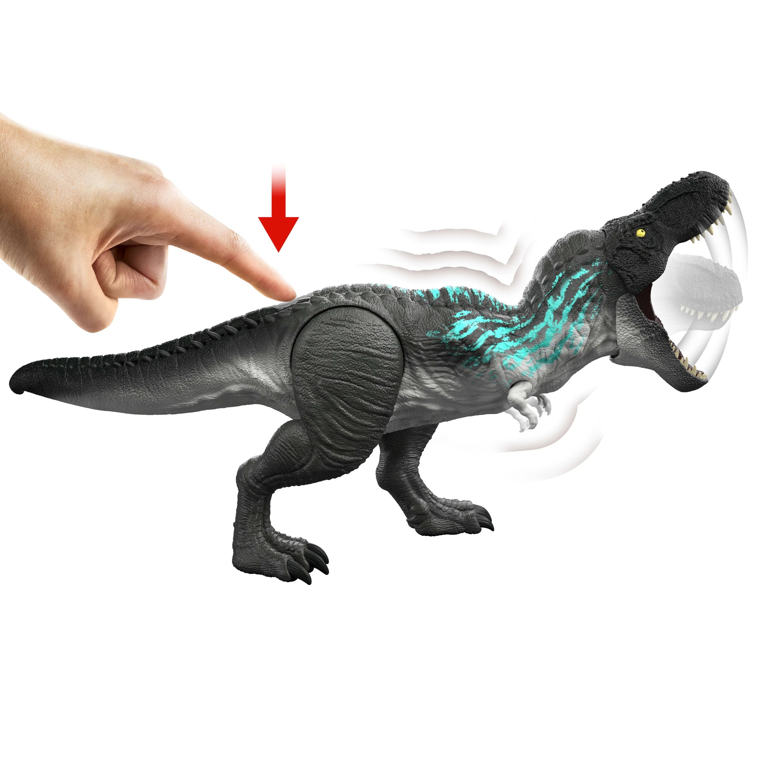 6 Jurassic World Muscle Madness Tyrannosaurus Rex, 6 of 8