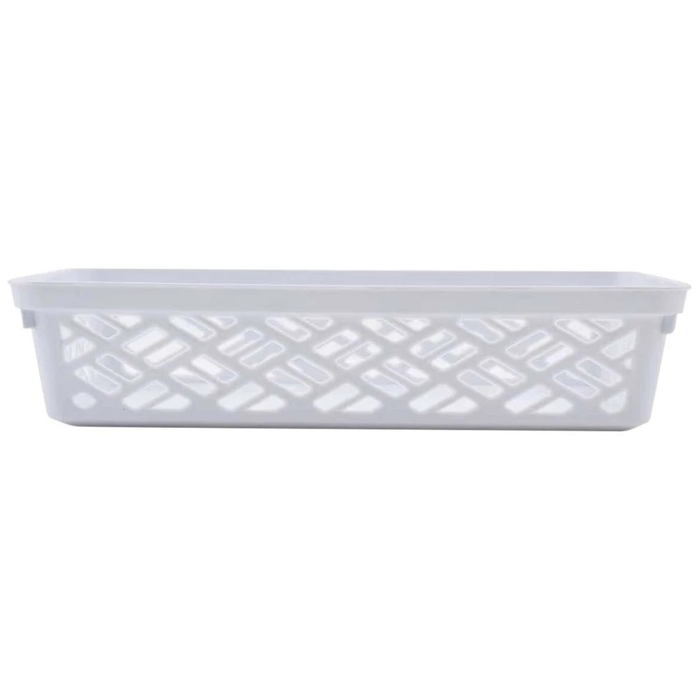 2 Keji Medium Storage Tray 1.6L 2 Pack White, 2 of 3